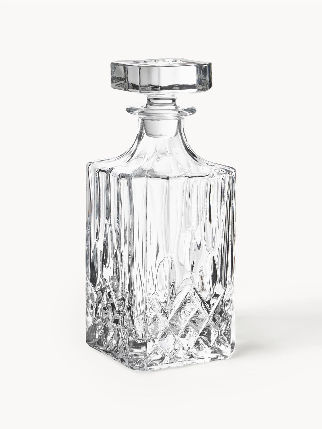 George Whisky Set with Embossed Pattern