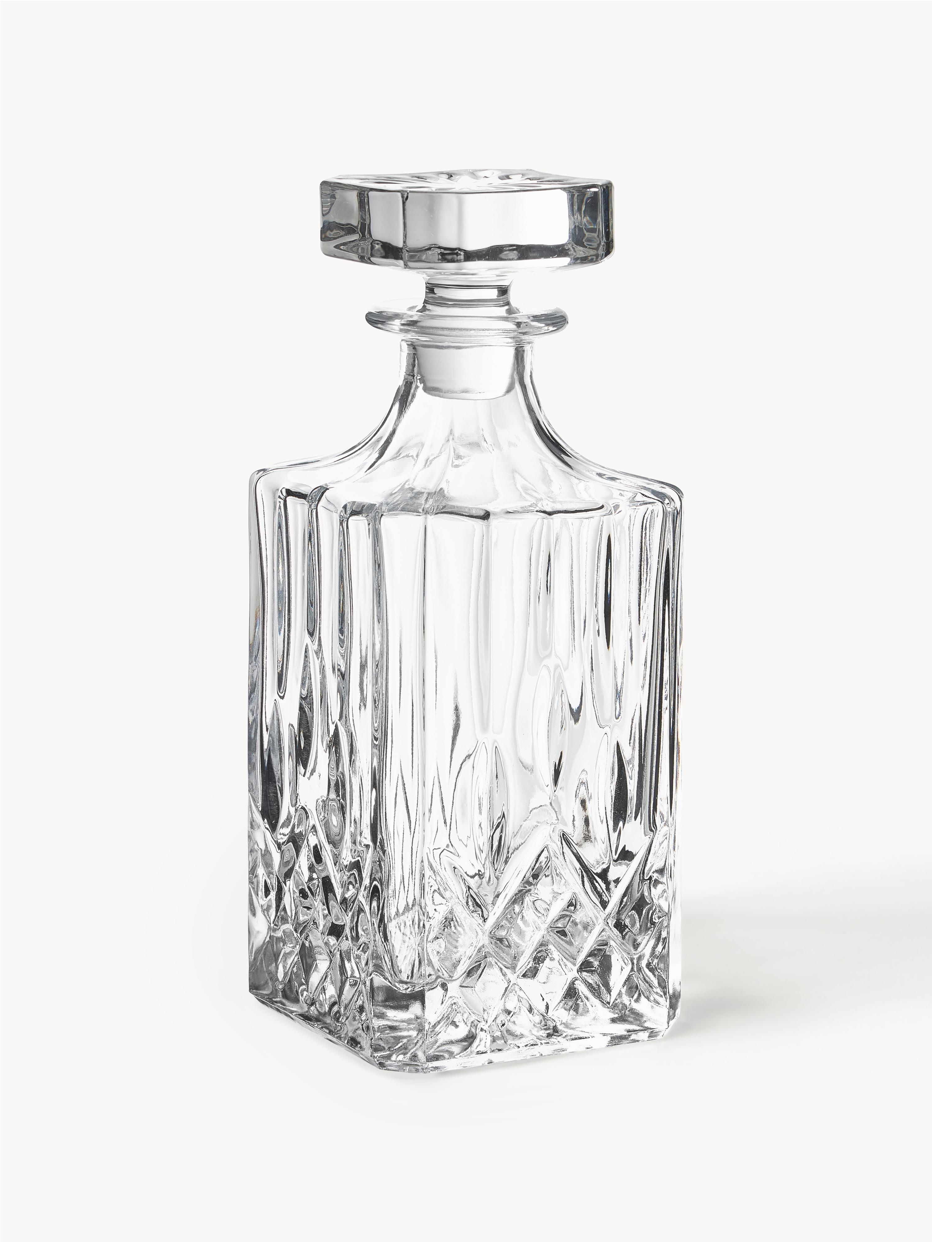 George Whisky Set with Embossed Pattern