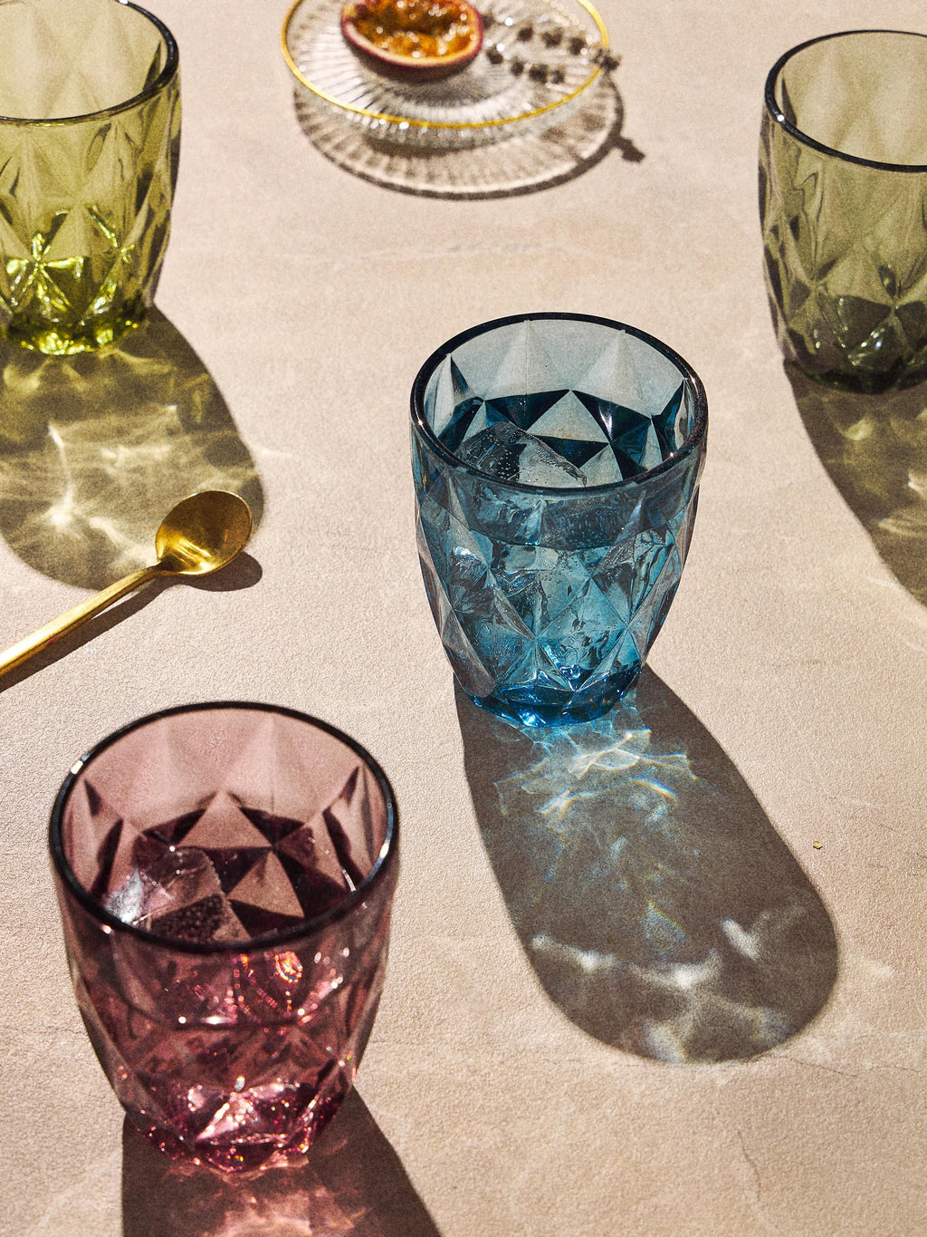 Colorado Tumblers with Textured Pattern, Set of 4