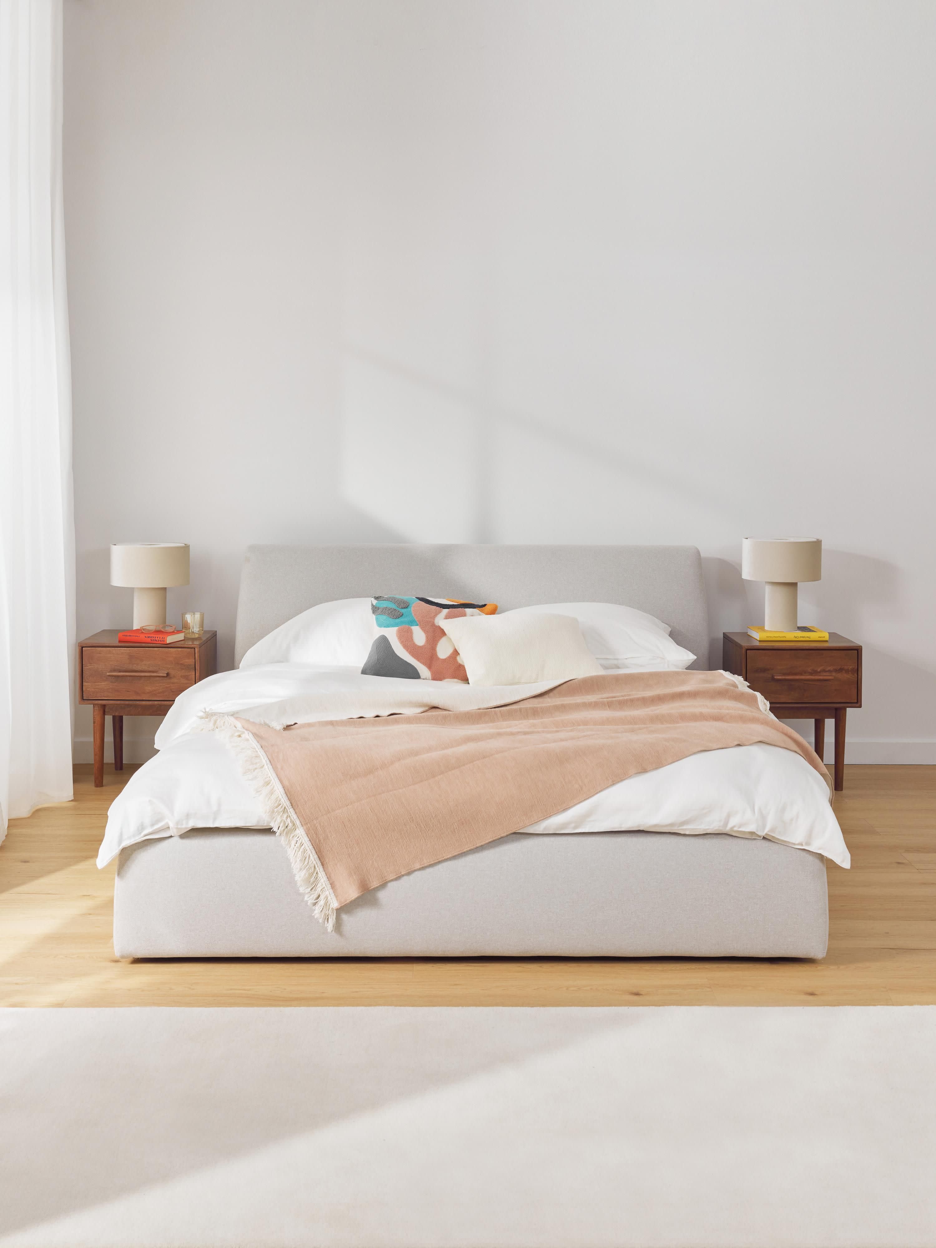 Cloud Upholstered Bed with Storage Space