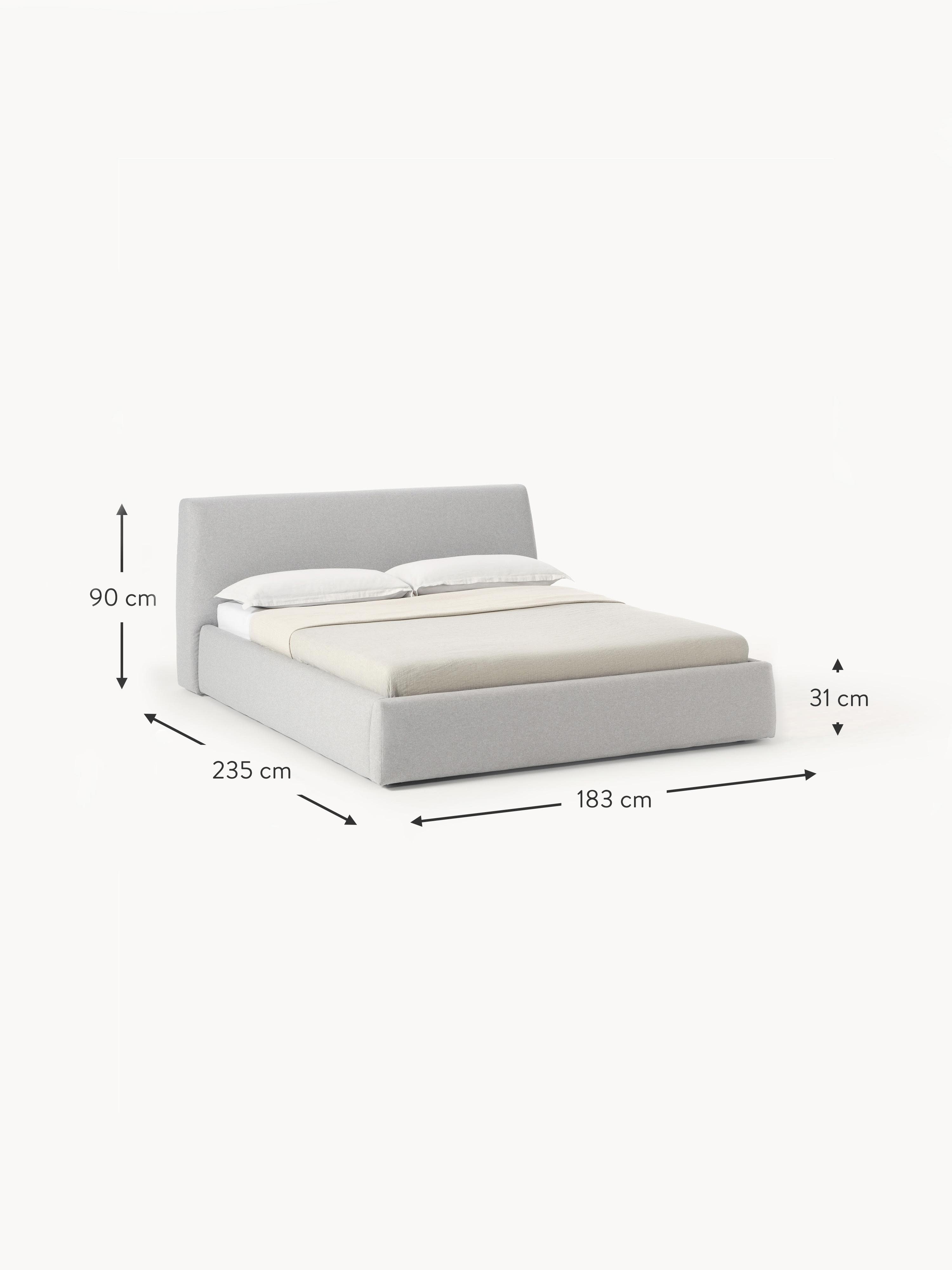 Cloud Upholstered Bed with Storage Space