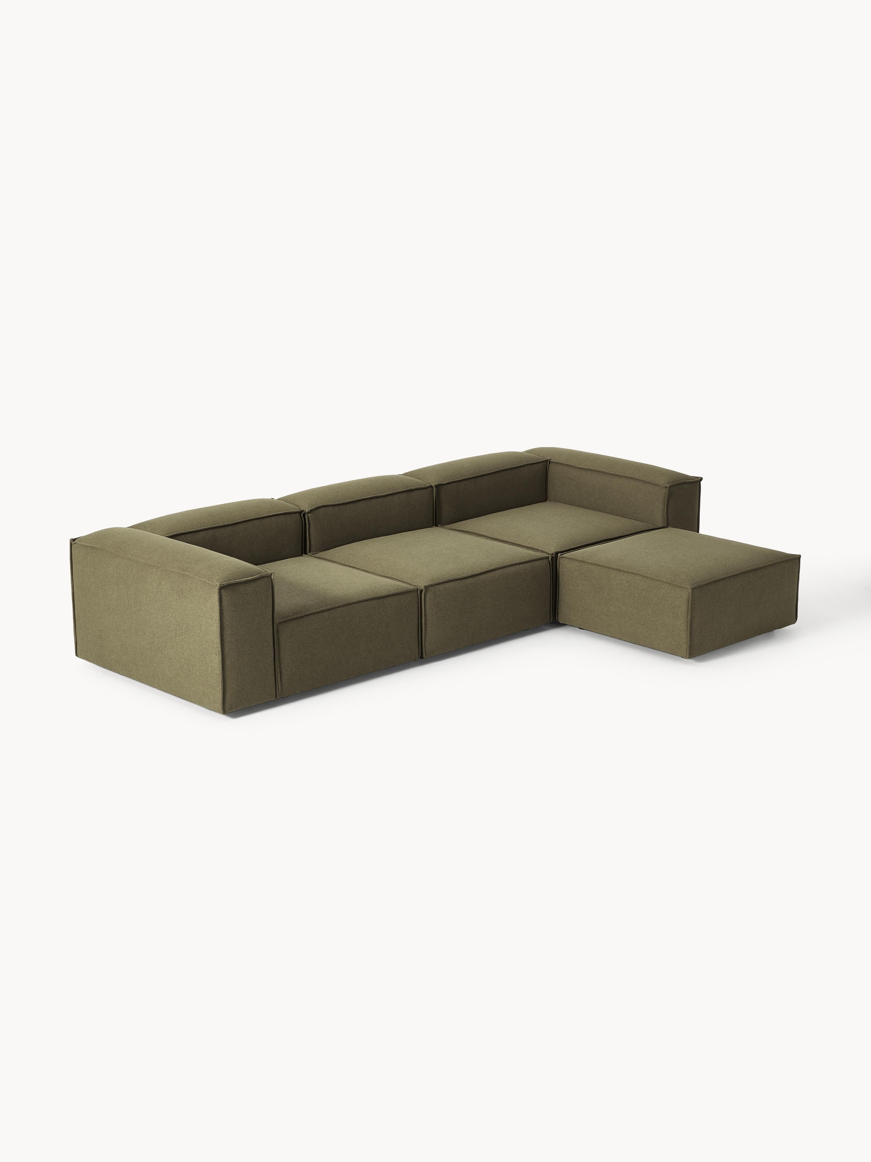 Lennon Modular Sofa (4-seater) with Ottoman (left/right)