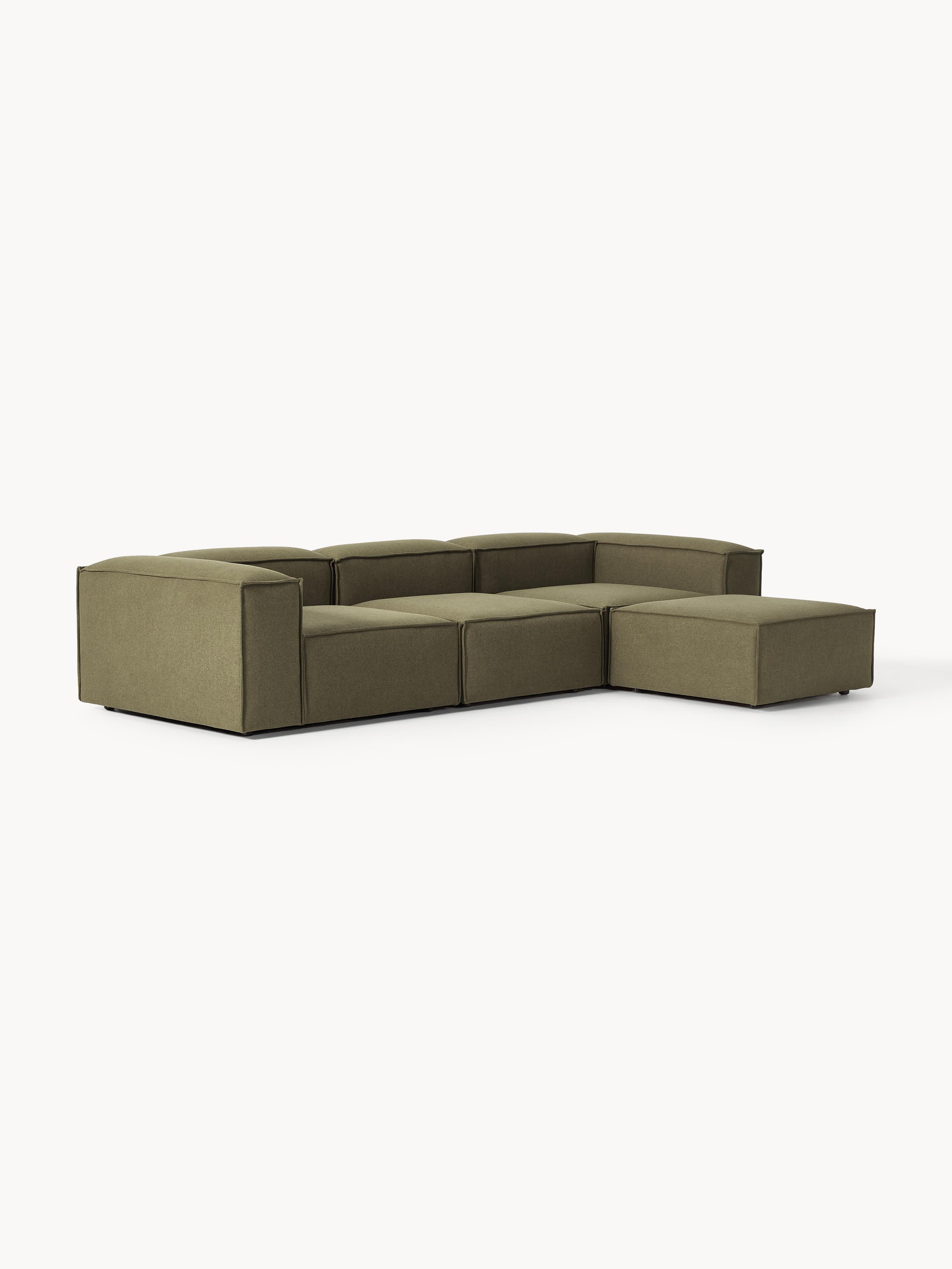 Lennon Modular Sofa (4-seater) with Ottoman (left/right)