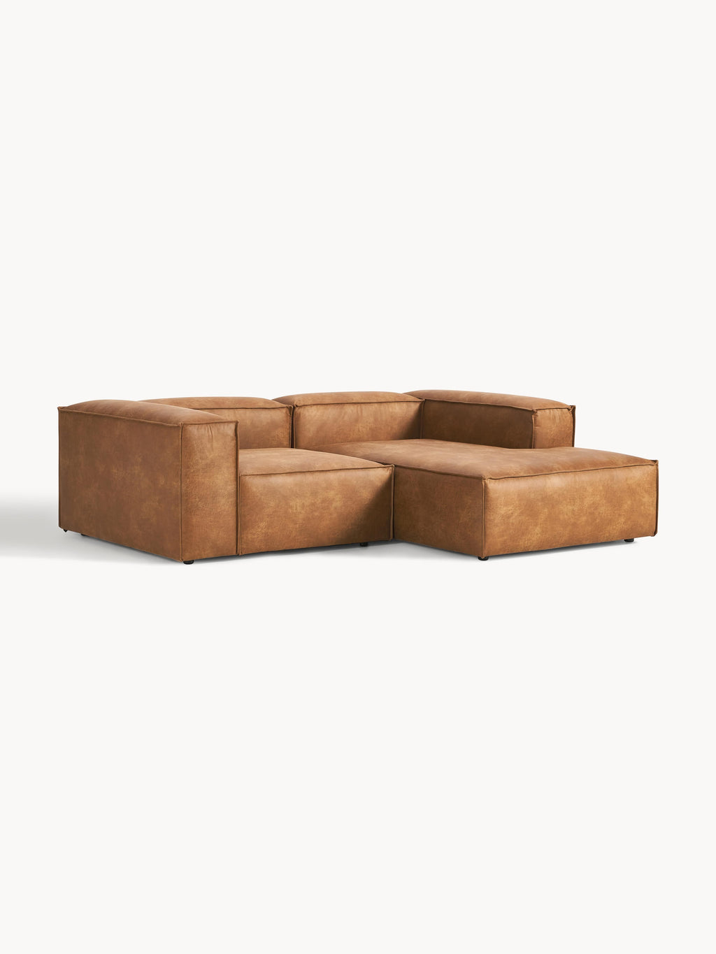 Lennon Modular Recycled Leather Corner Sofa (2-seater)