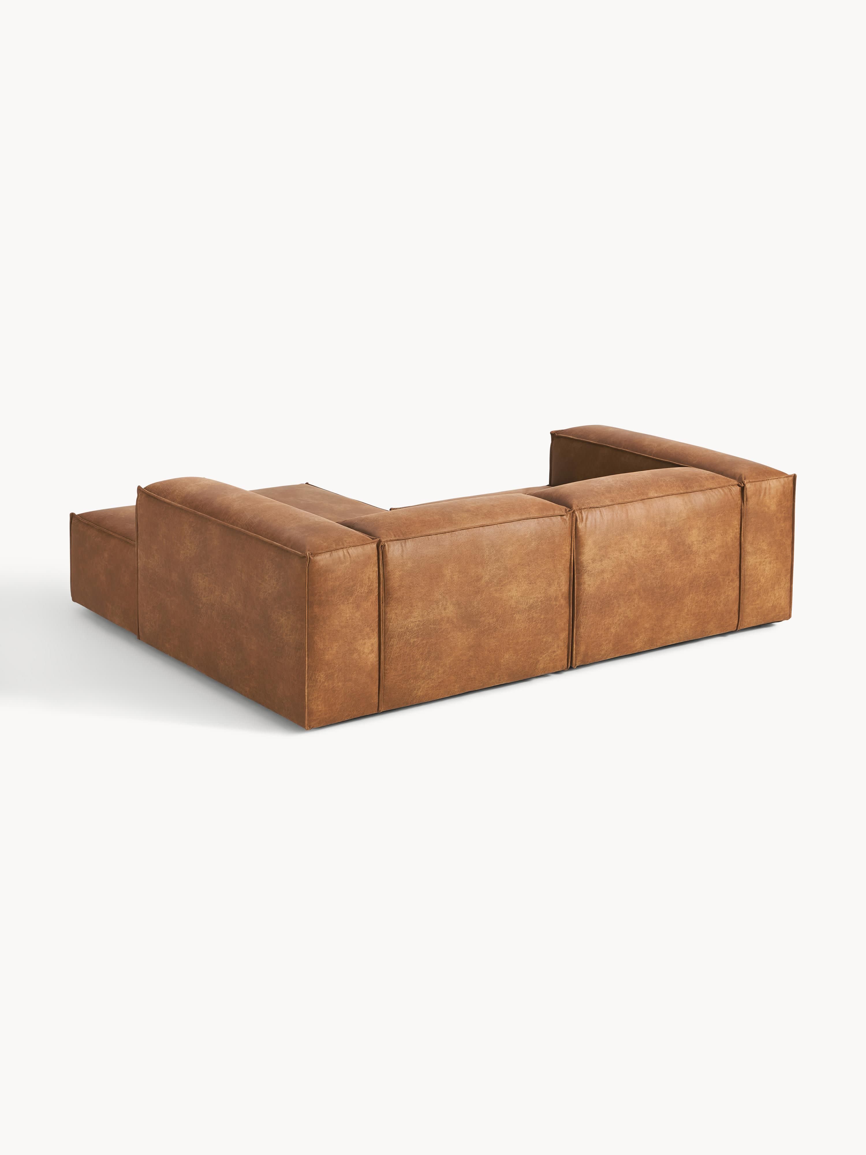 Lennon Modular Recycled Leather Corner Sofa (2-seater)