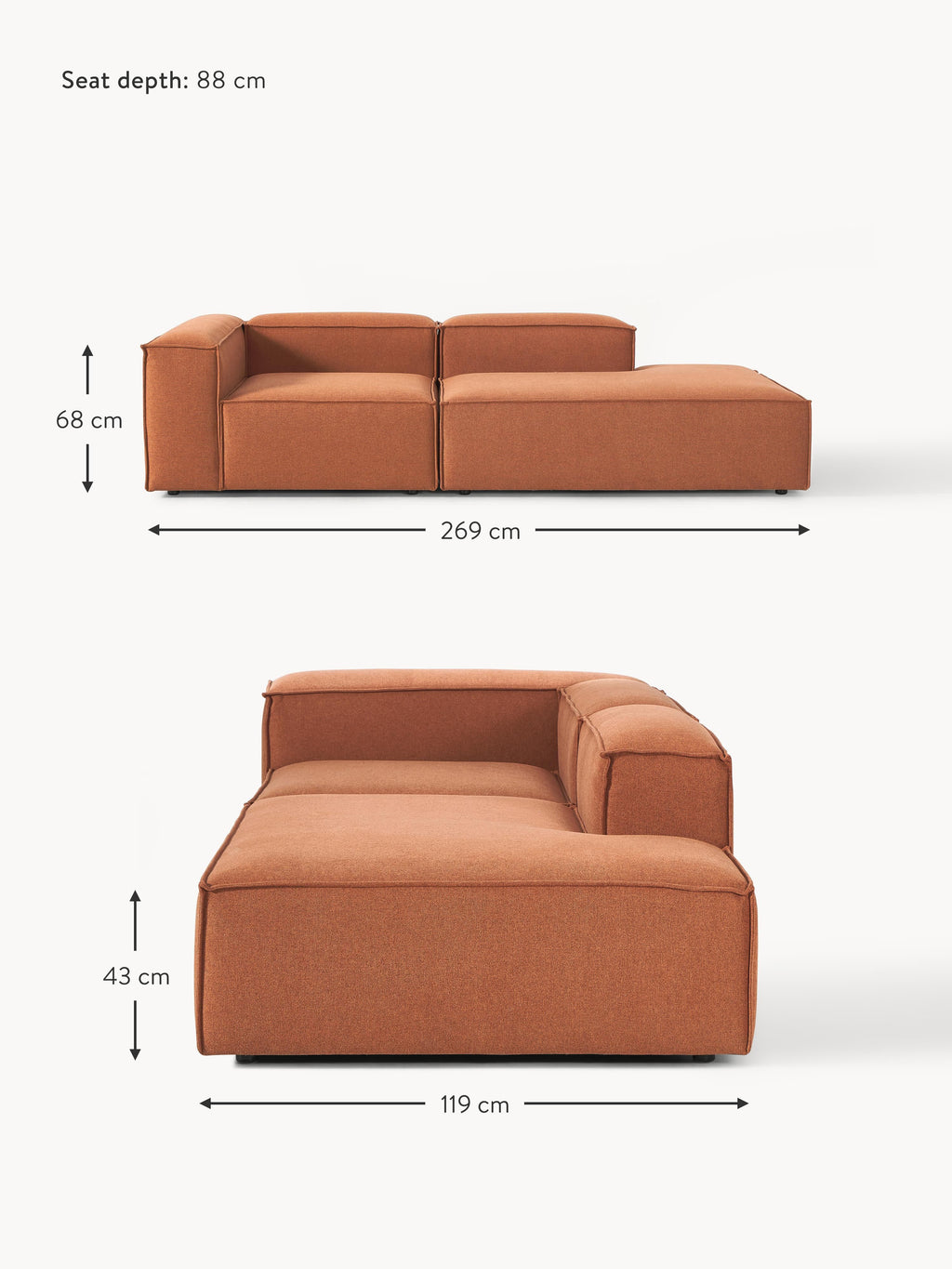 Lennon Modular Ottoman