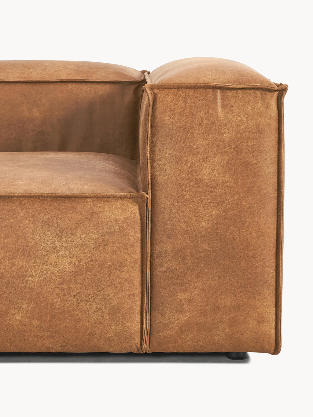 Lennon XL Modular Leather Ottoman