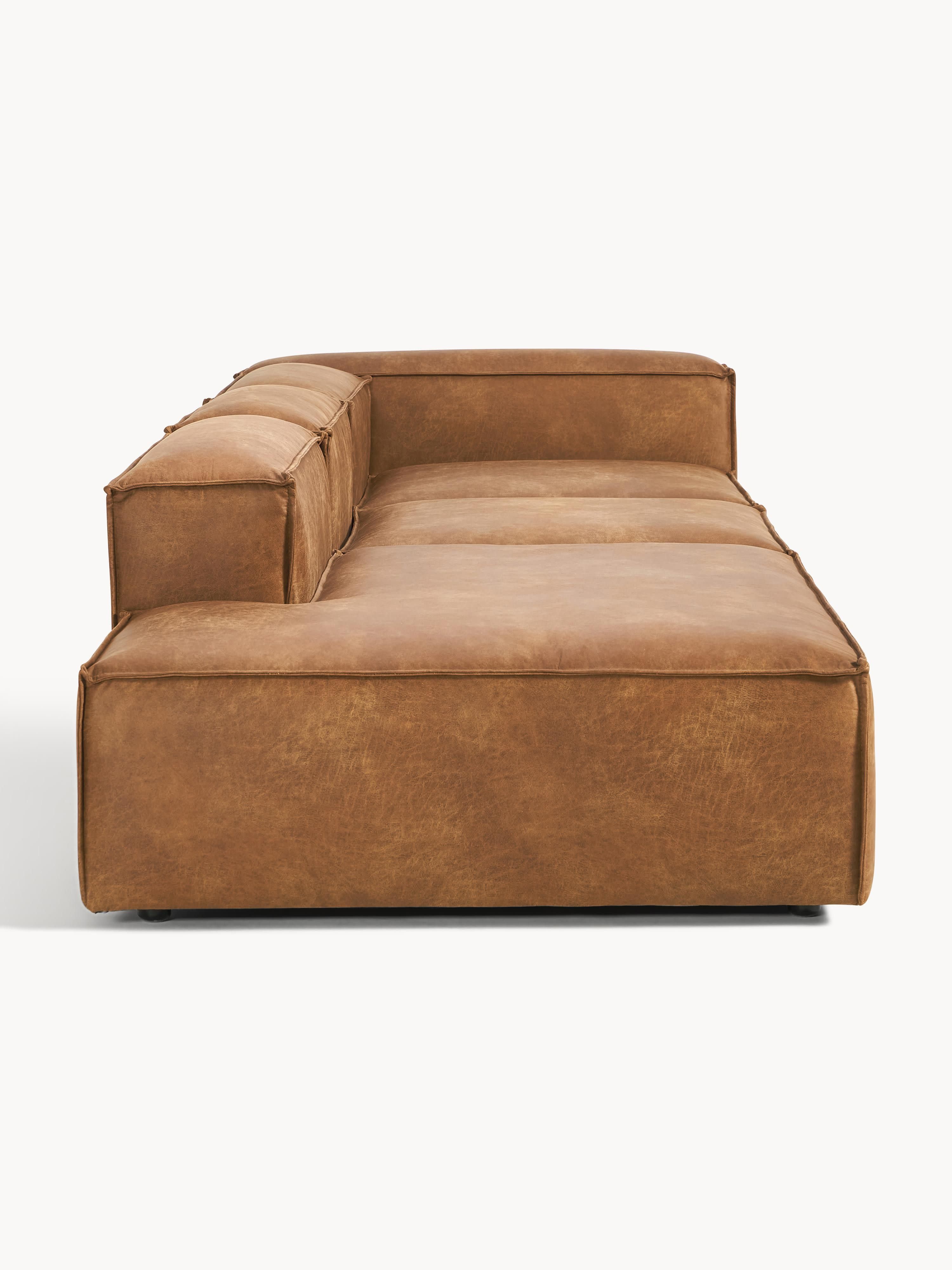 Lennon XL Modular Leather Ottoman