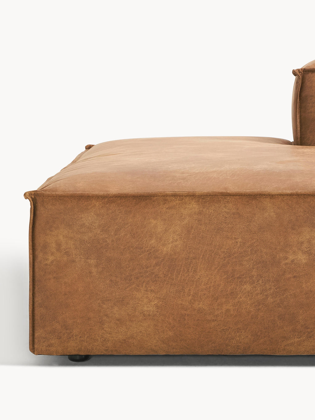 Lennon XL Modular Leather Ottoman