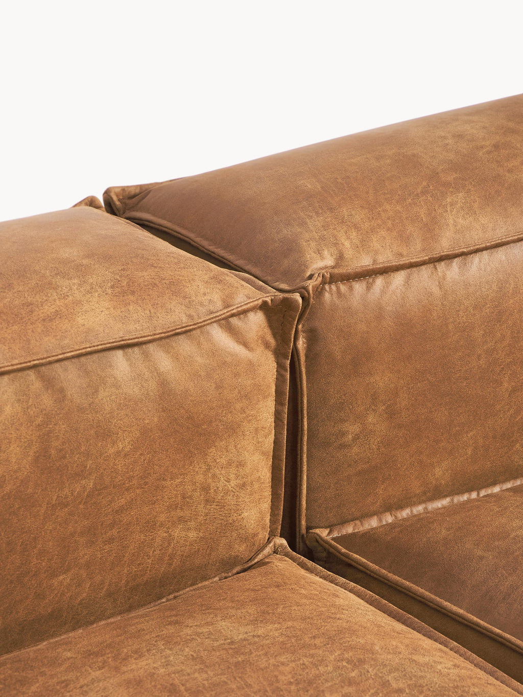 Lennon XL Modular Leather Ottoman
