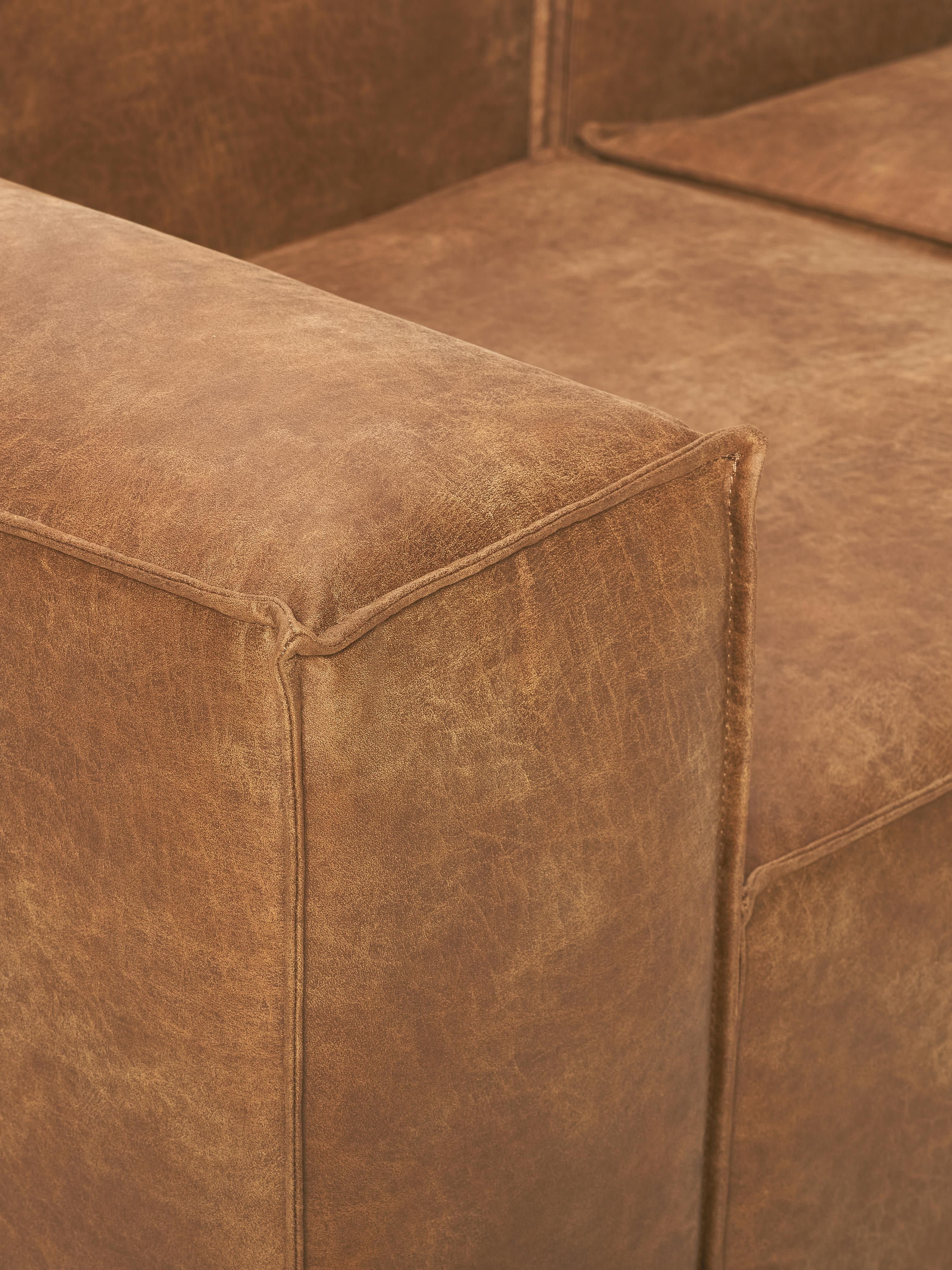 Lennon XL Modular Leather Ottoman