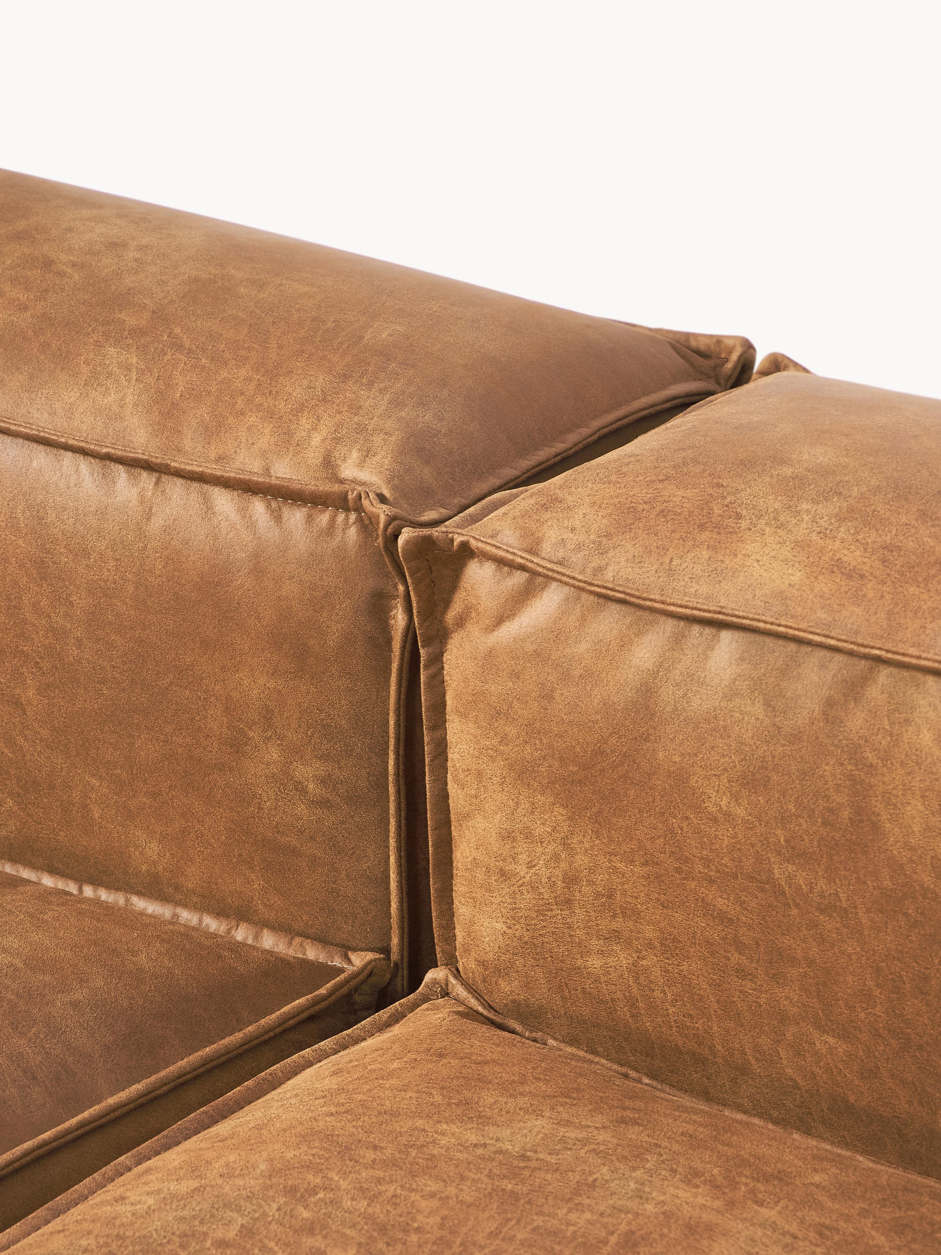 Lennon XL Modular Leather Ottoman