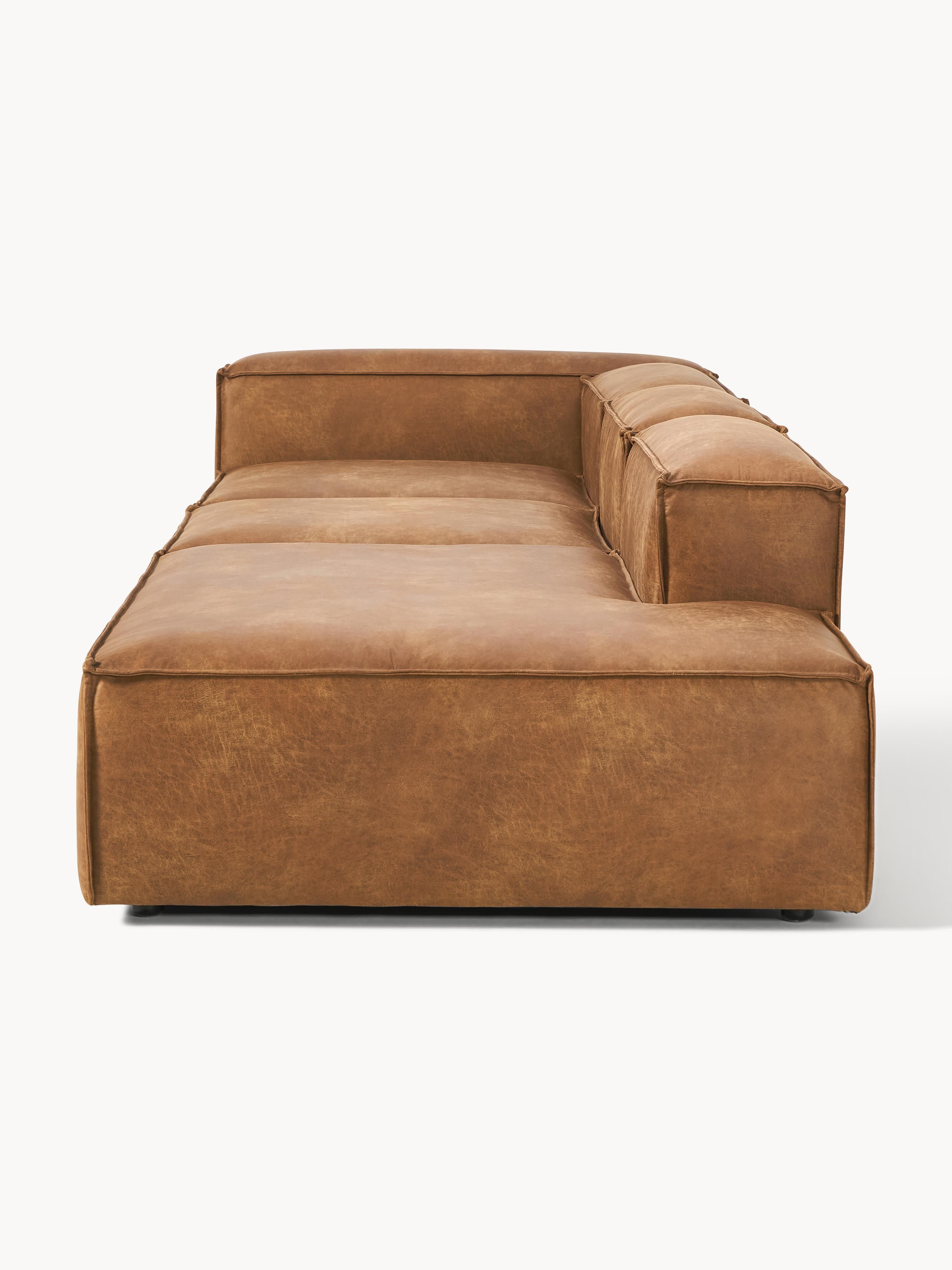 Lennon XL Modular Leather Ottoman