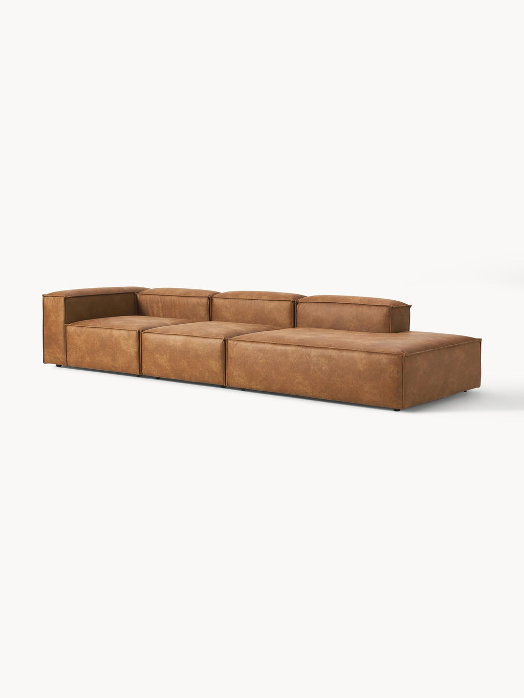 Lennon XL Modular Leather Ottoman