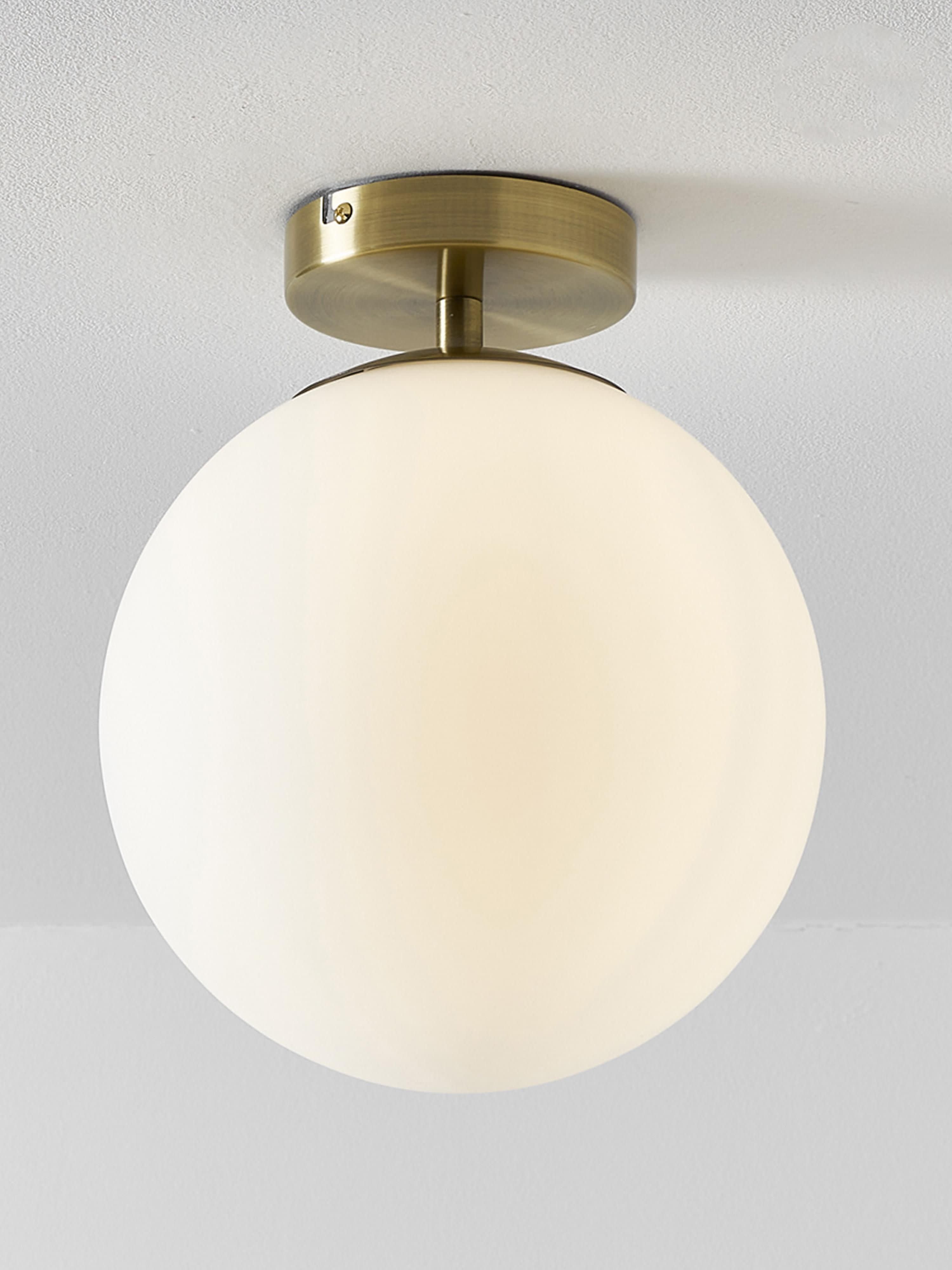 Hitch Small Glass Ceiling Lamp