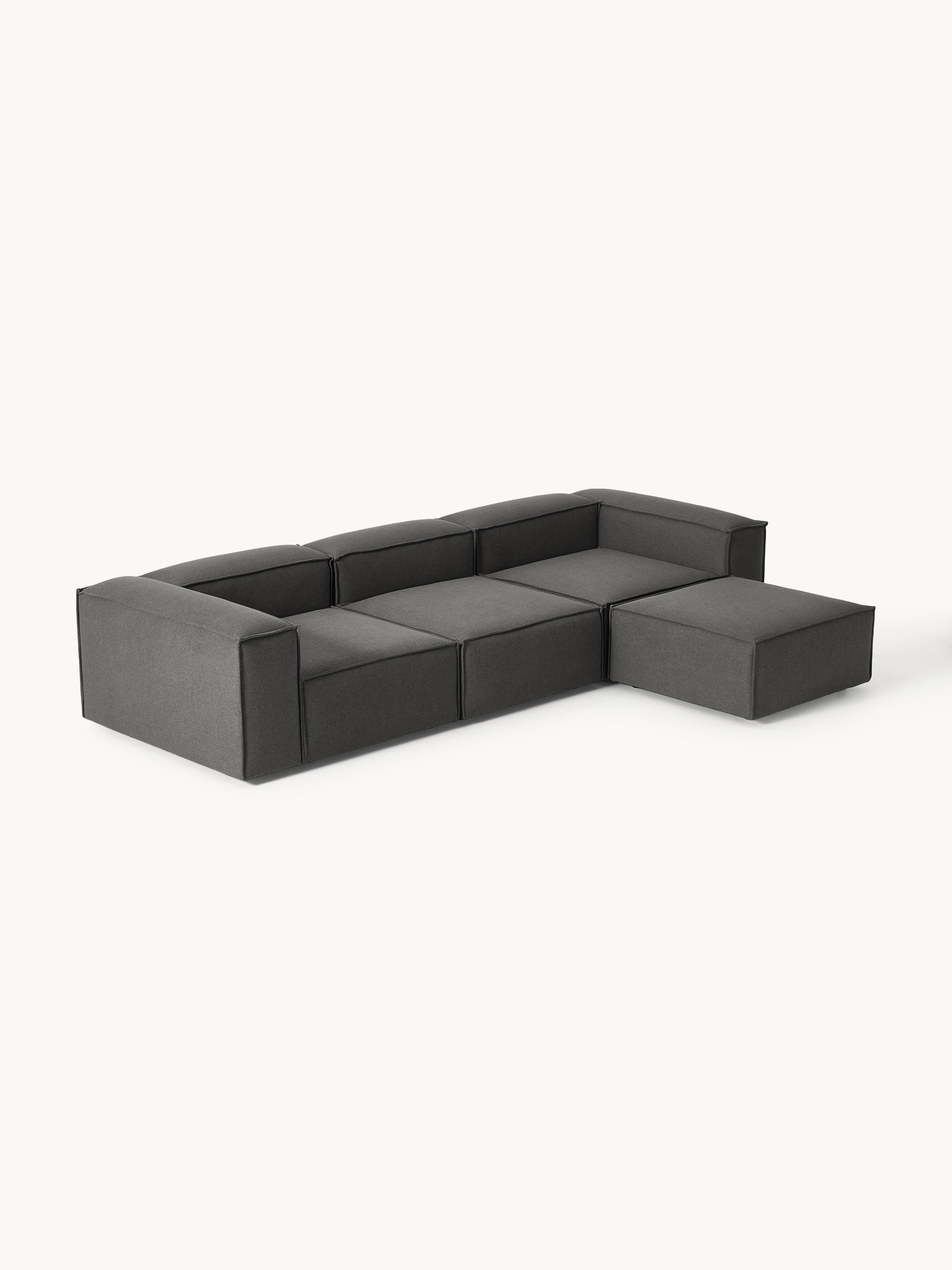 Lennon Modular Sofa (4-seater) with Ottoman (left/right)