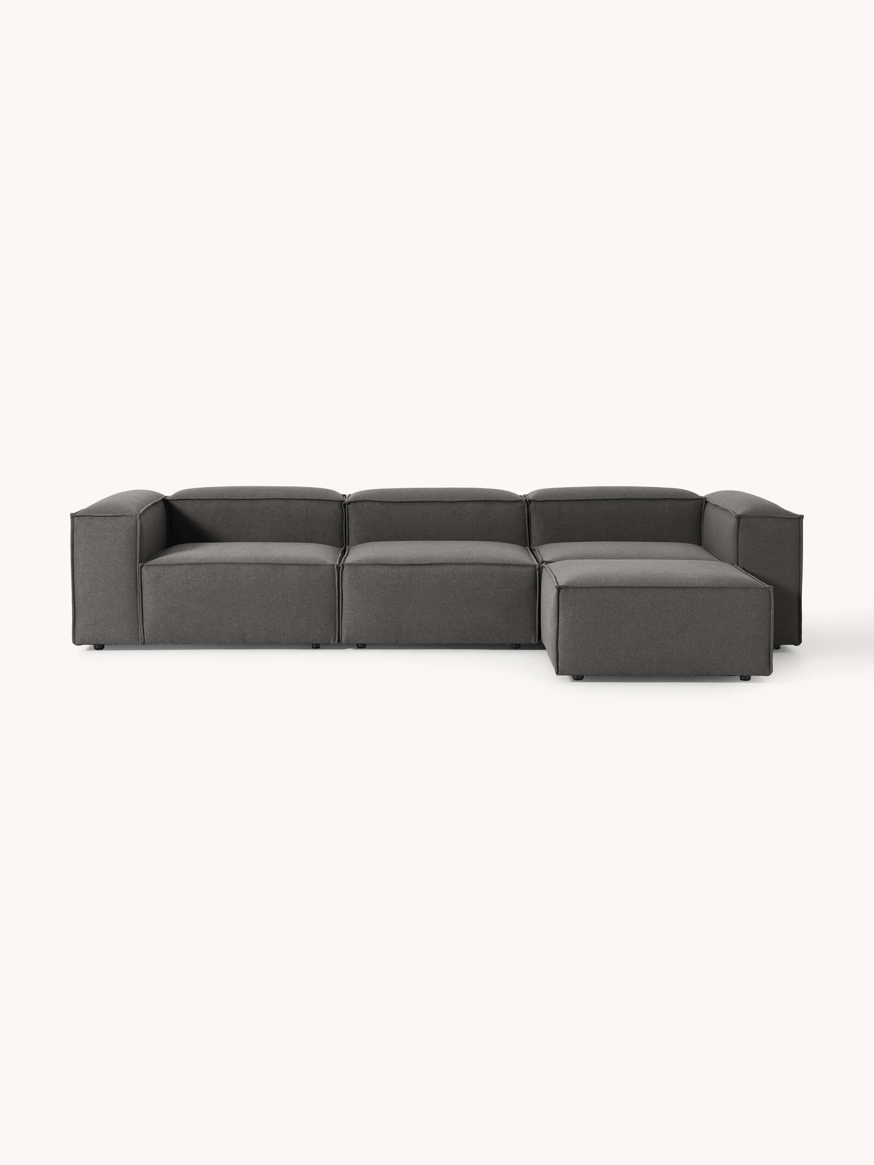 Gallery image 1 - Modular Sofa Lennon (4-seater) with Ottoman (left/right)