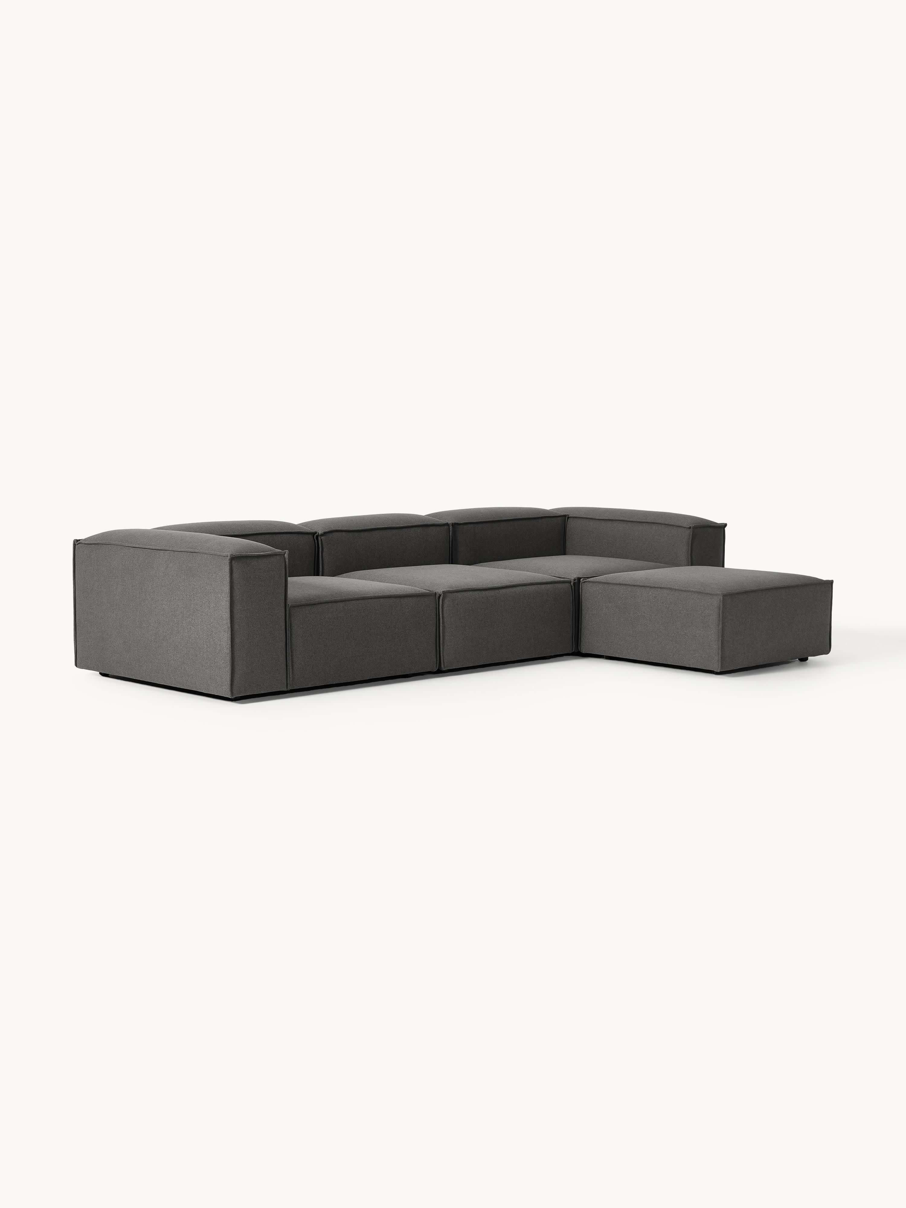 Lennon Modular Sofa (4-seater) with Ottoman (left/right)