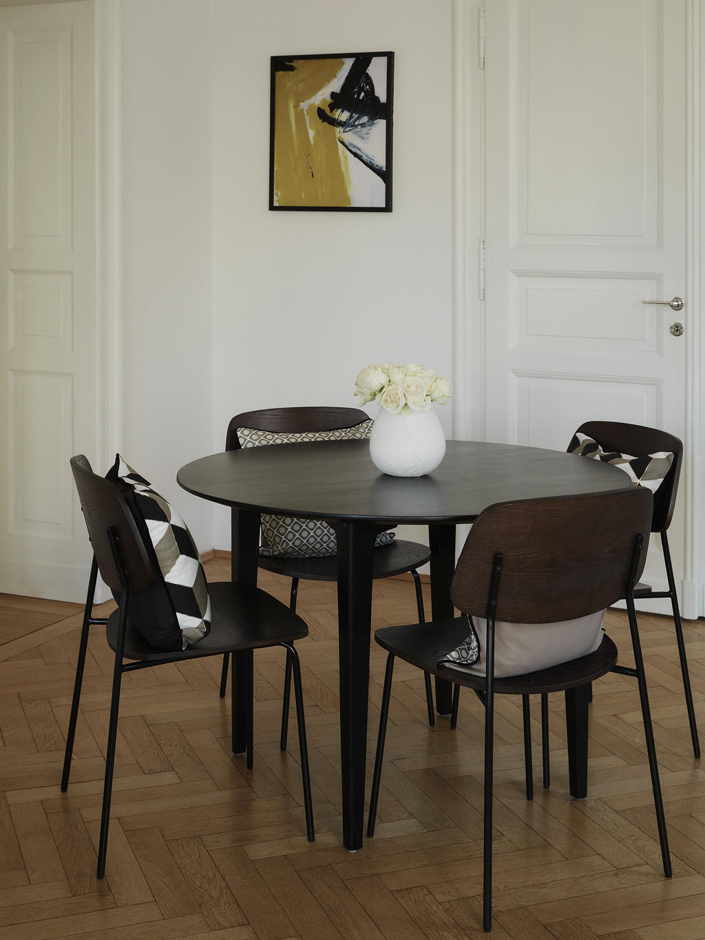Archie Round Mango Wood Dining Table, in various sizes