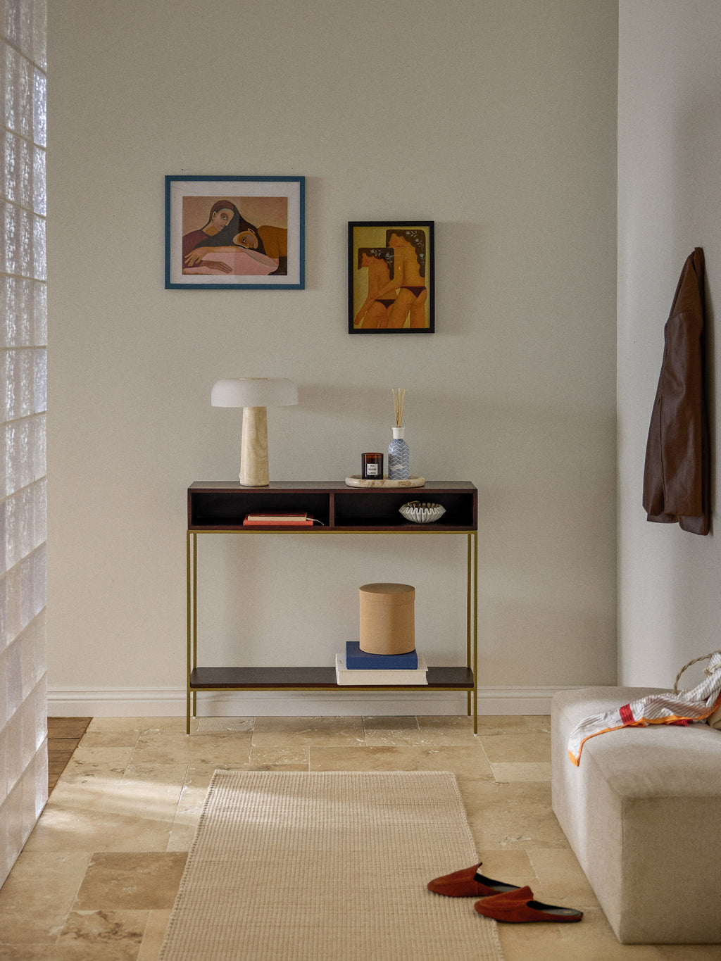 Lyle Mango Wood Console Table