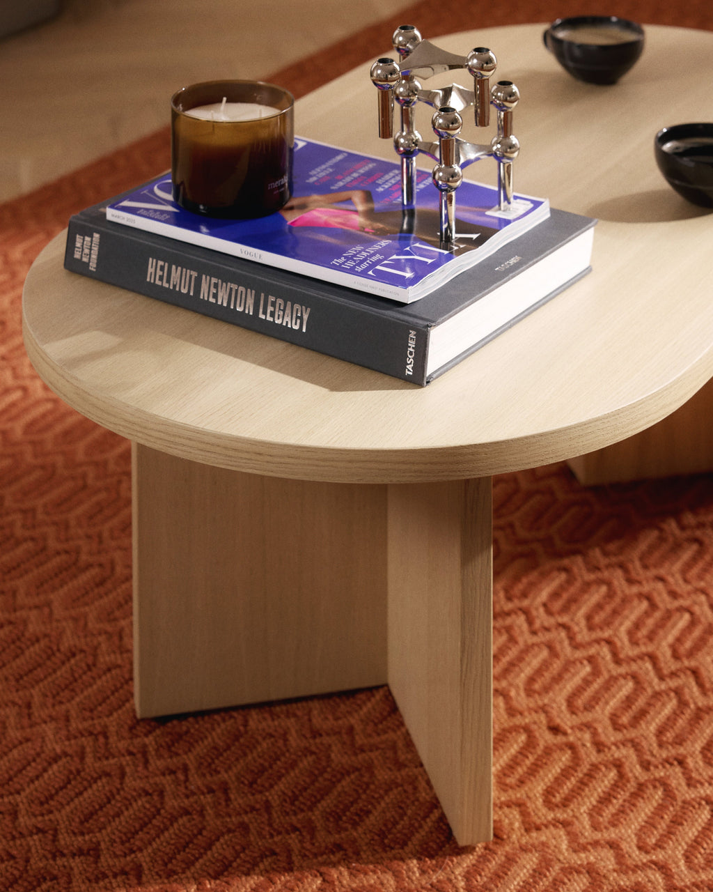 Toni Oval Wooden Coffee Table