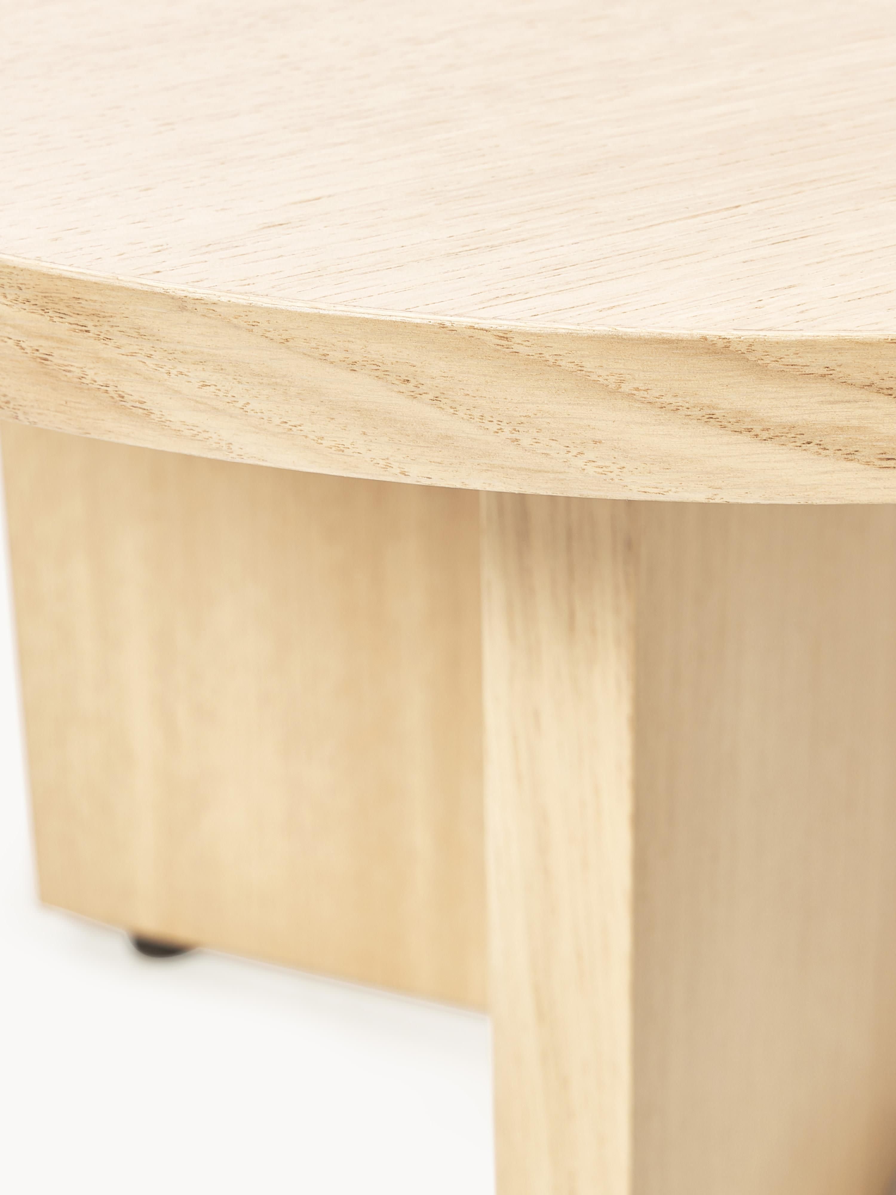 Toni Oval Wooden Coffee Table