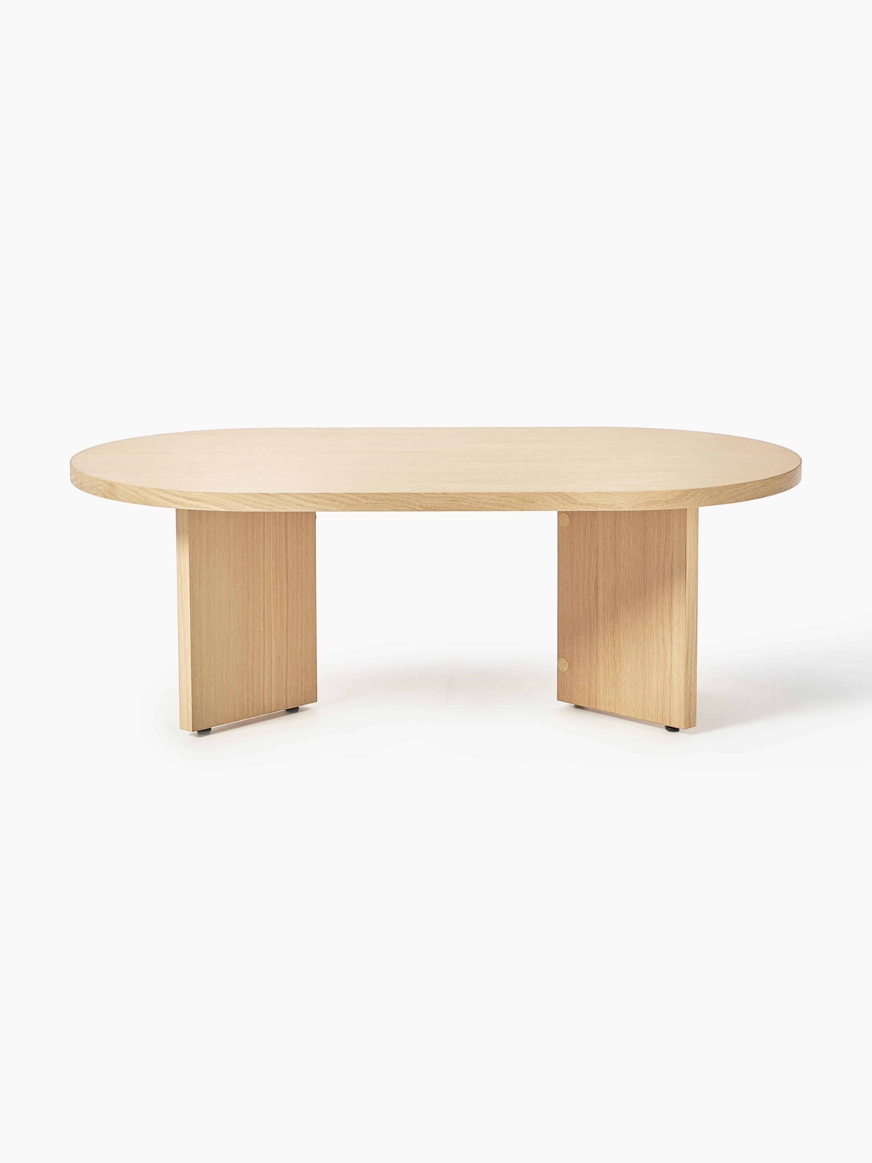 Toni Oval Wooden Coffee Table