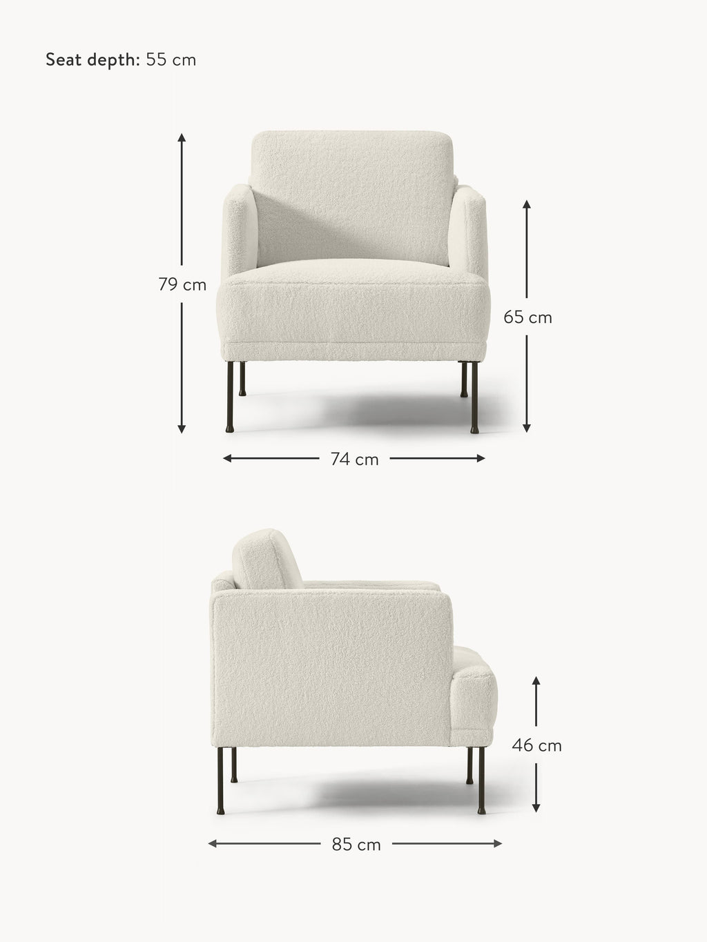 Fluente Teddy Armchair