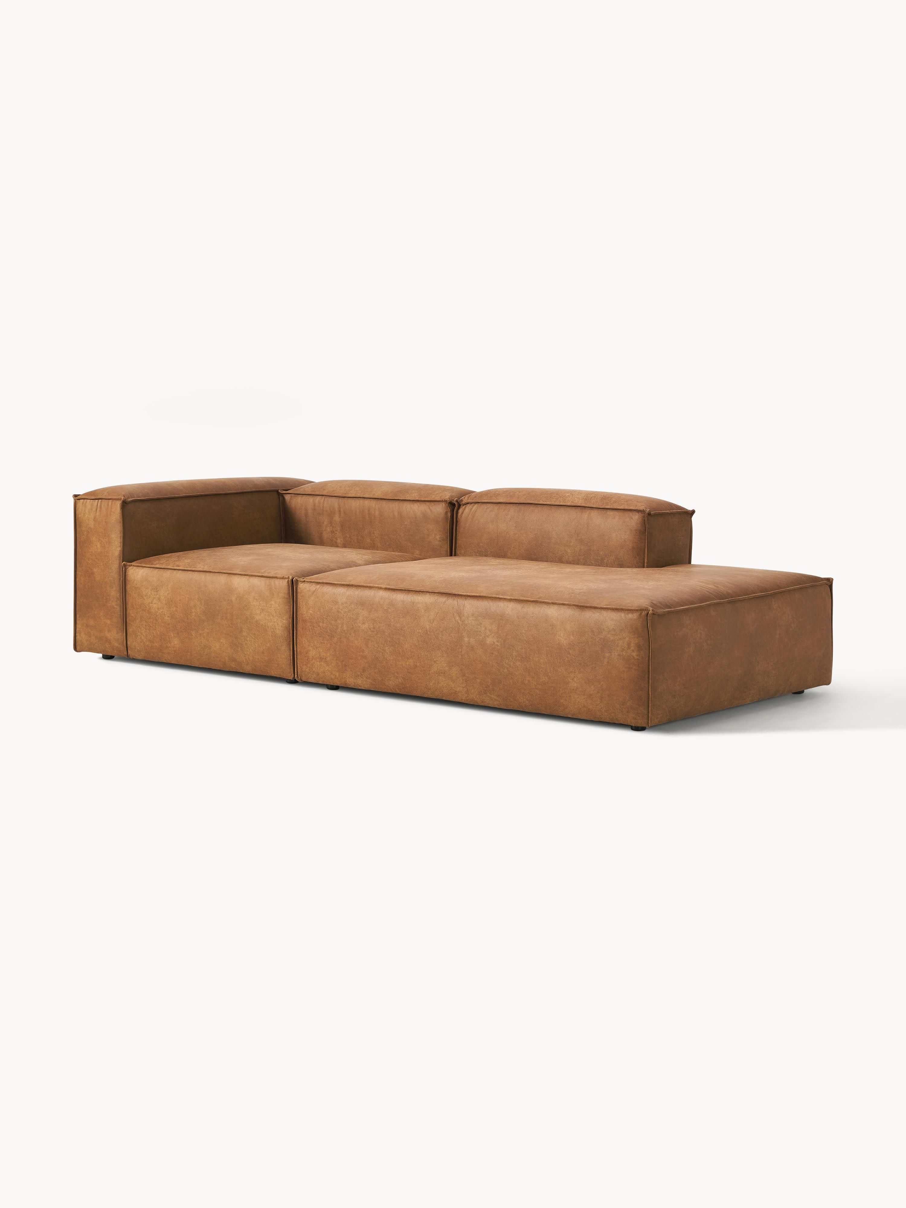 Lennon Modular Leather Ottoman