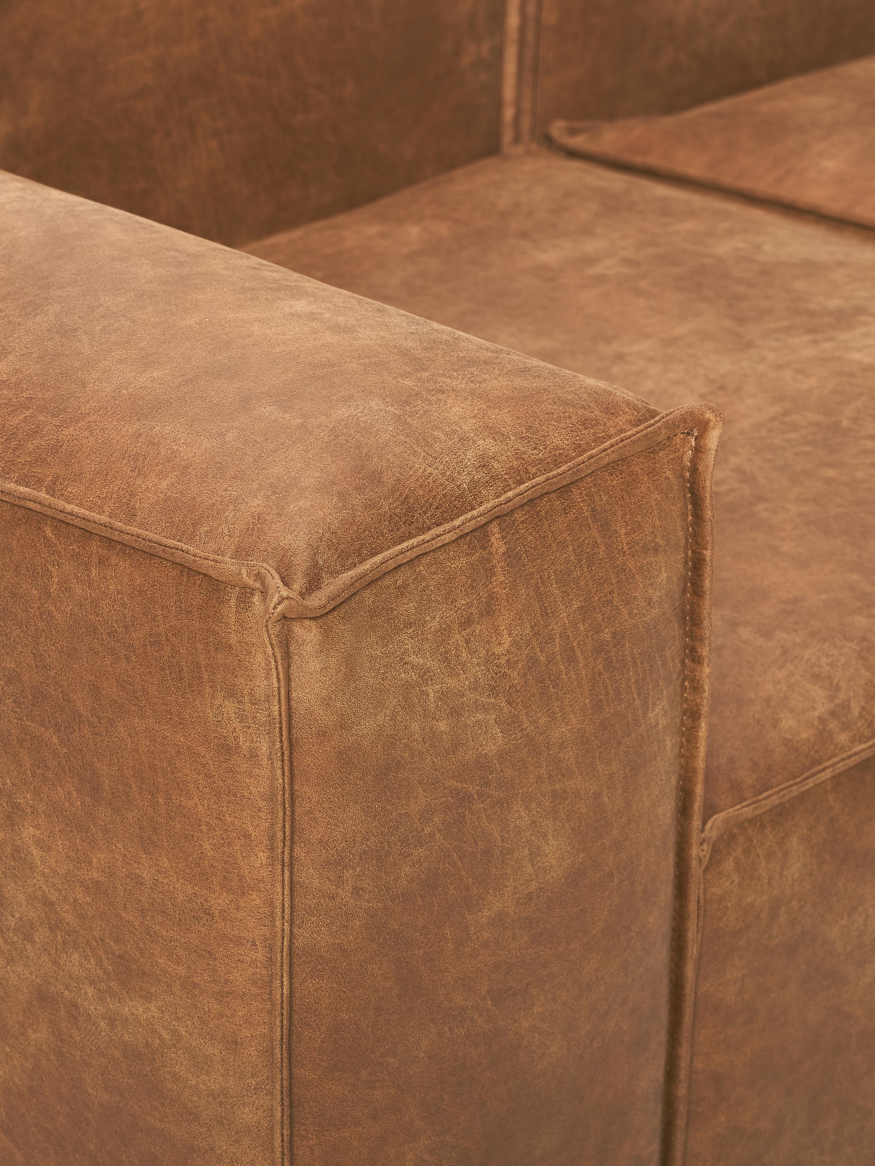 Lennon Modular Leather Ottoman