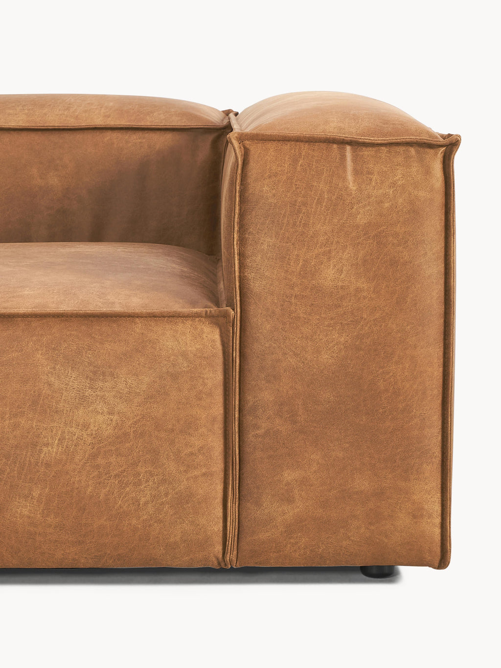 Lennon Modular Leather Ottoman