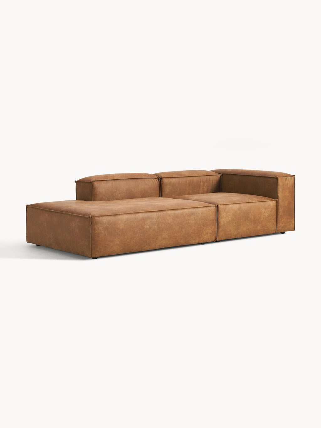 Lennon Modular Leather Ottoman