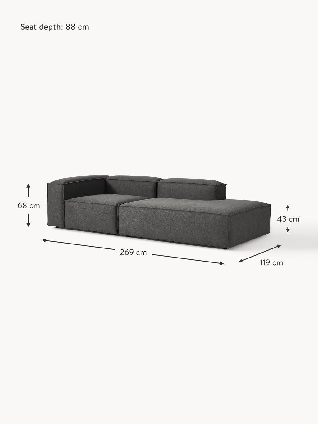 Lennon Modular Ottoman