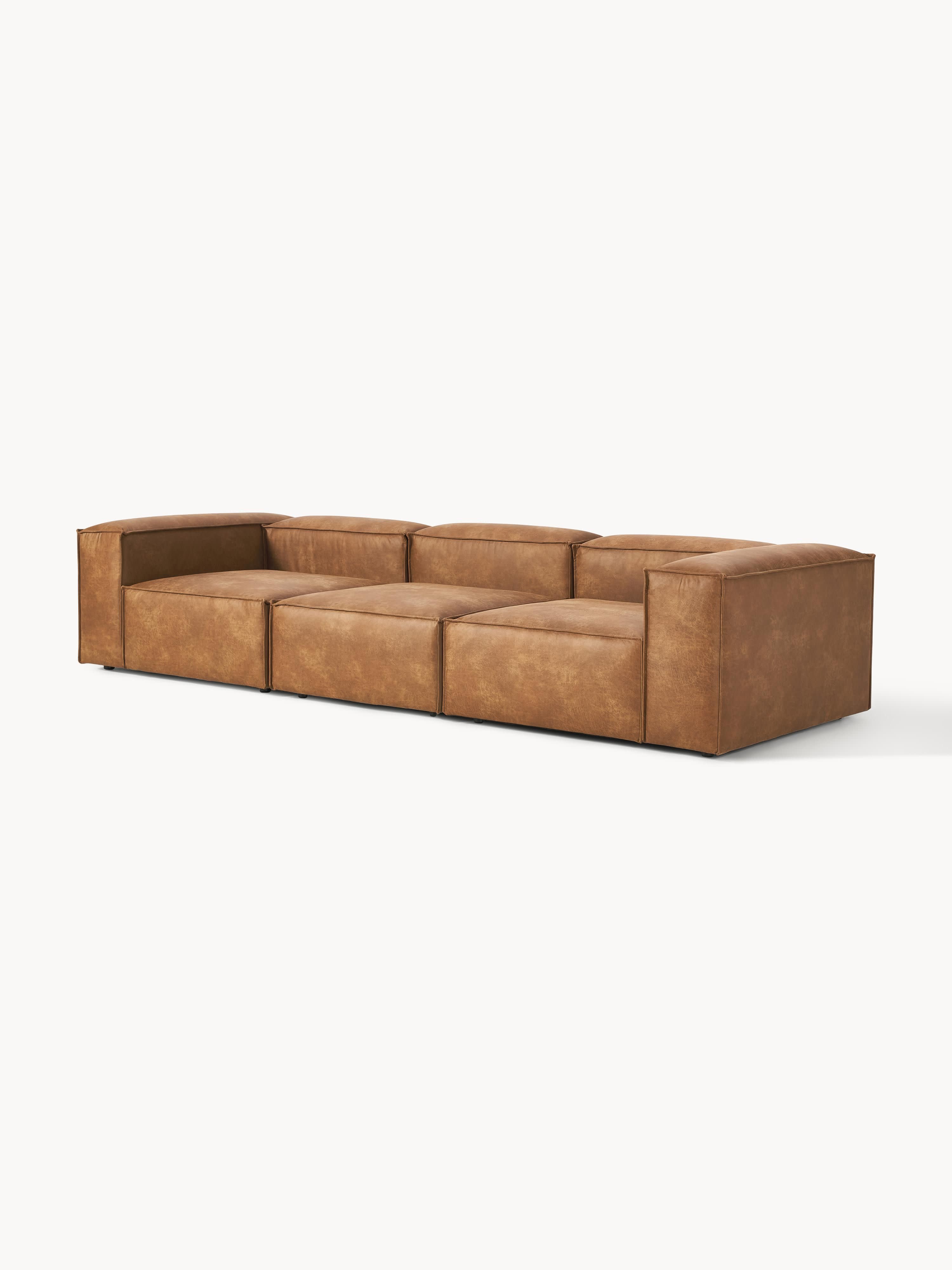 Lennon Modular Leather Sofa (4-seater)