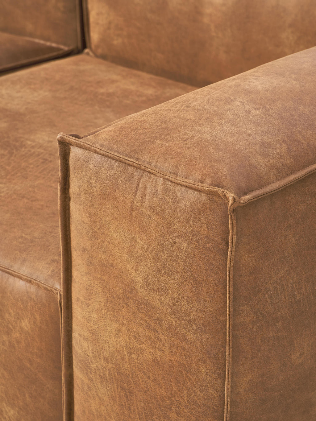 Lennon Modular Leather Sofa (4-seater)