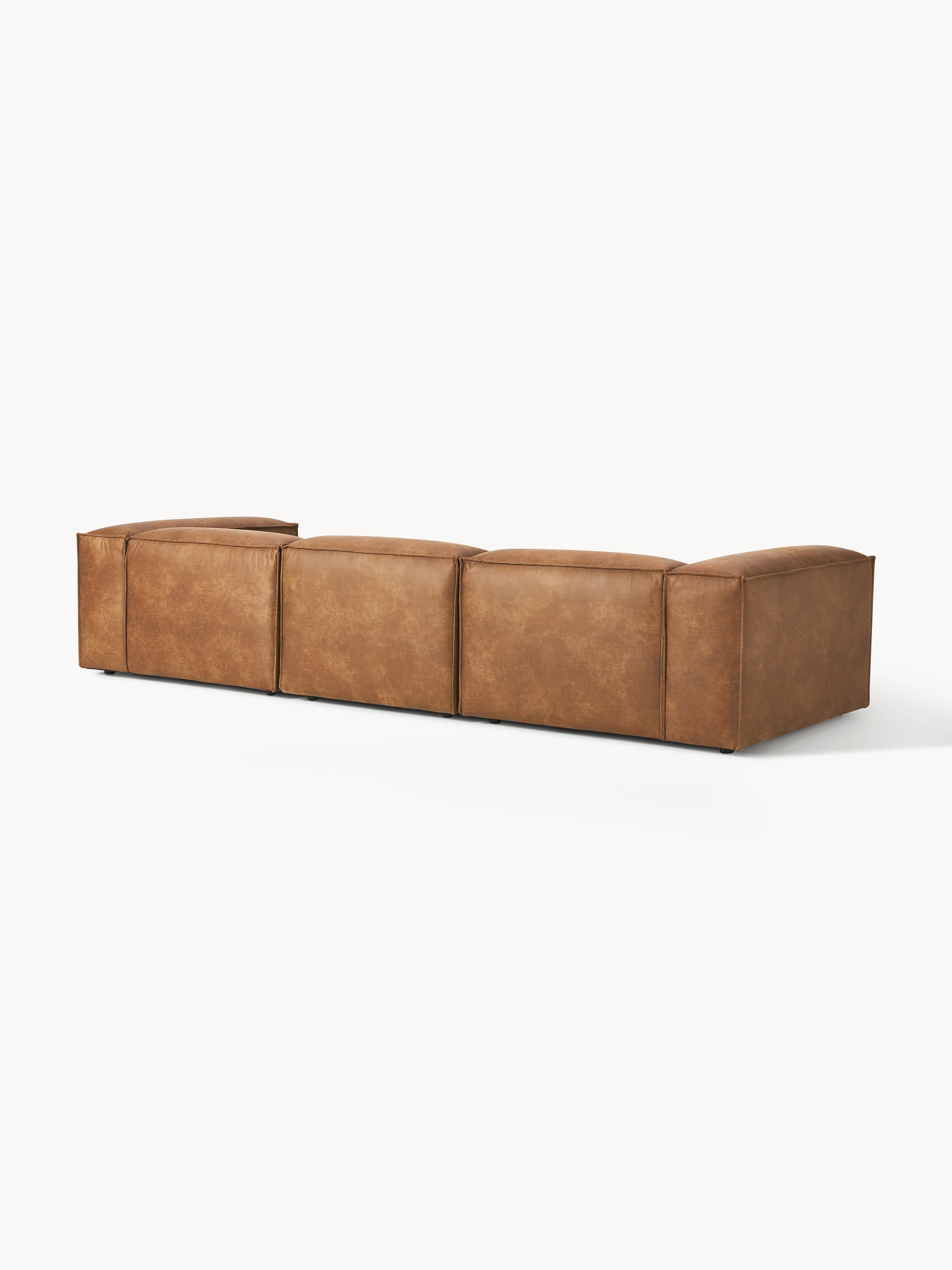 Lennon Modular Leather Sofa (4-seater)