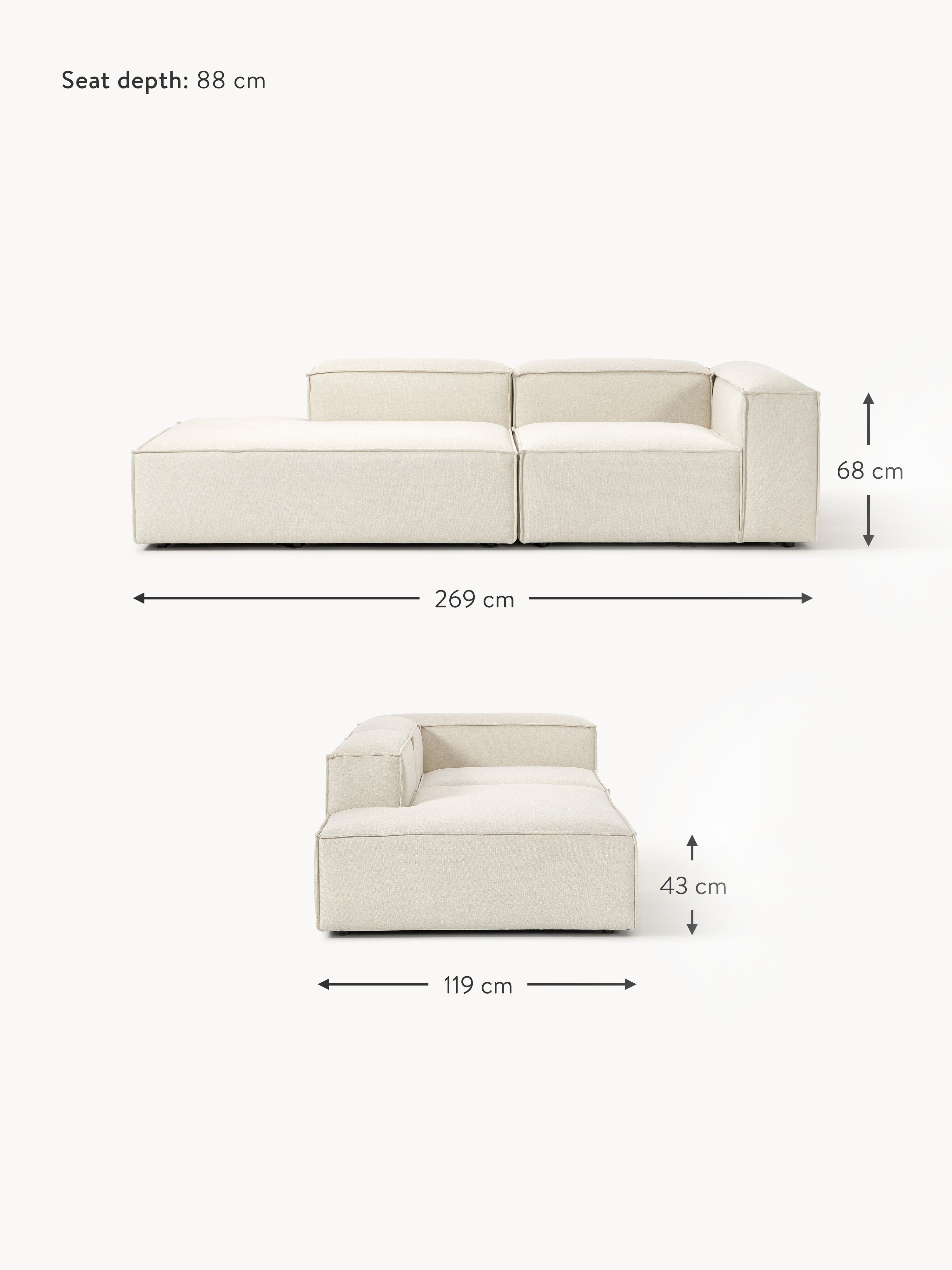 Lennon Modular Ottoman