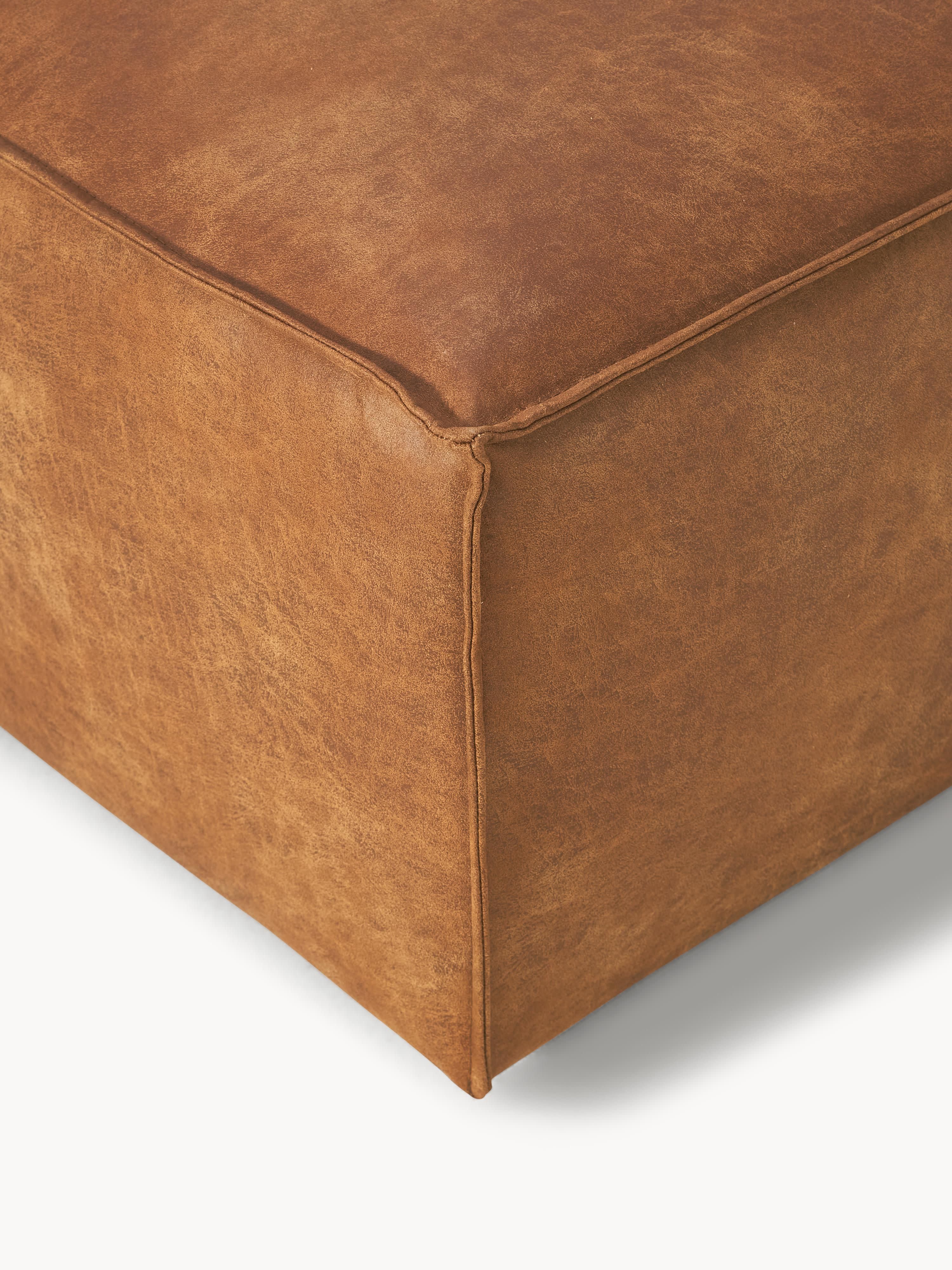 Lennon Leather Ottoman