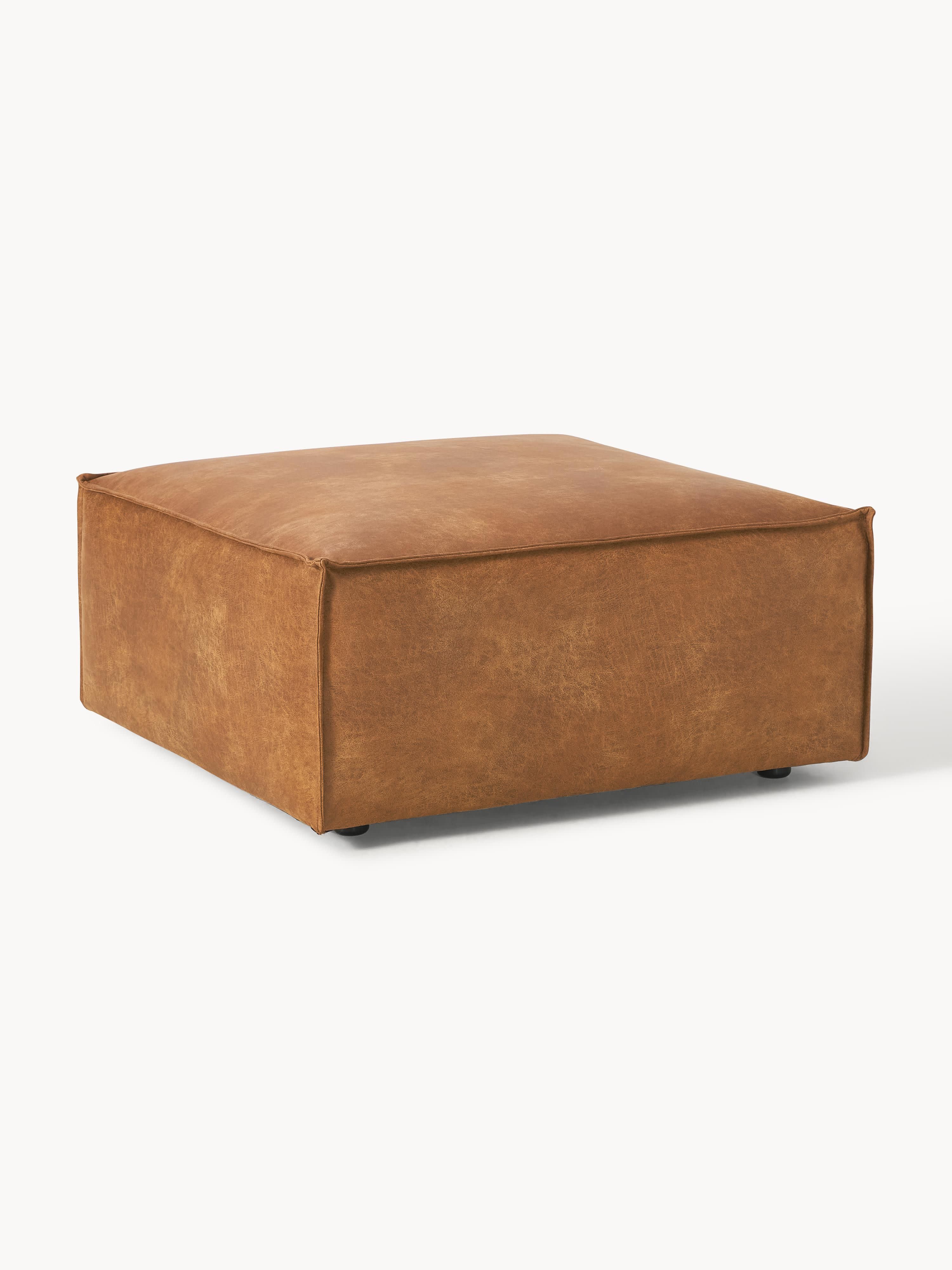 Gallery image 1 - Leather Ottoman Lennon