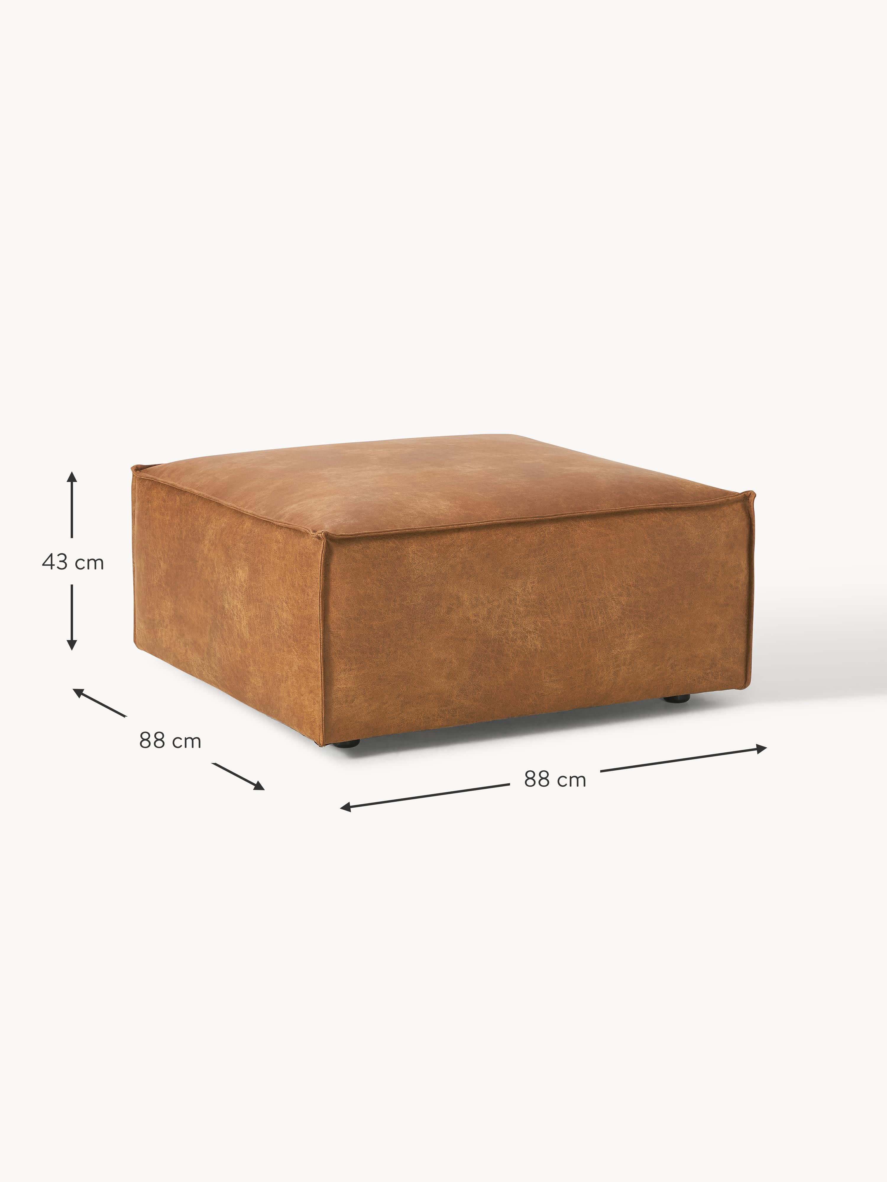 Lennon Leather Ottoman