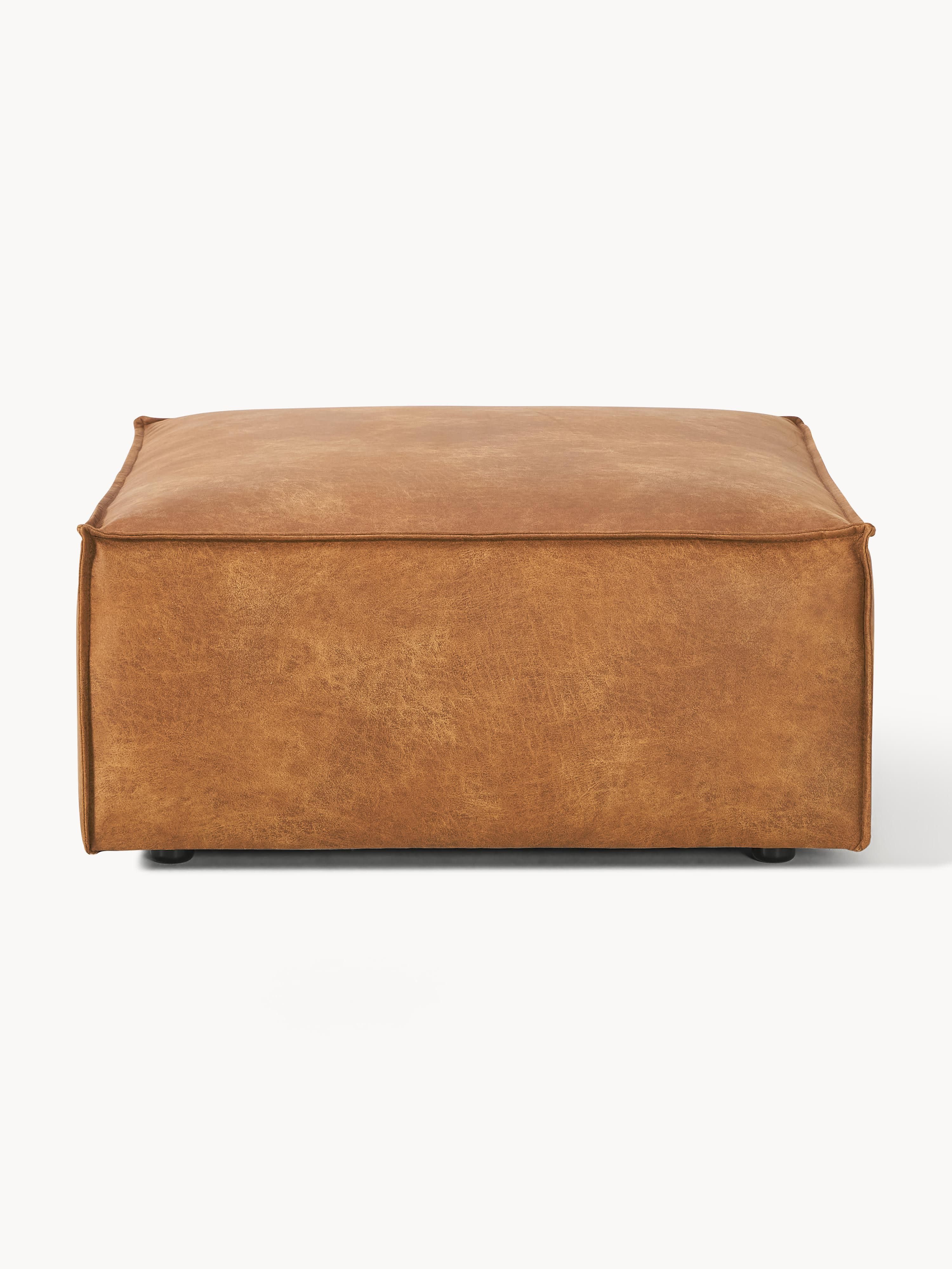 Lennon Leather Ottoman