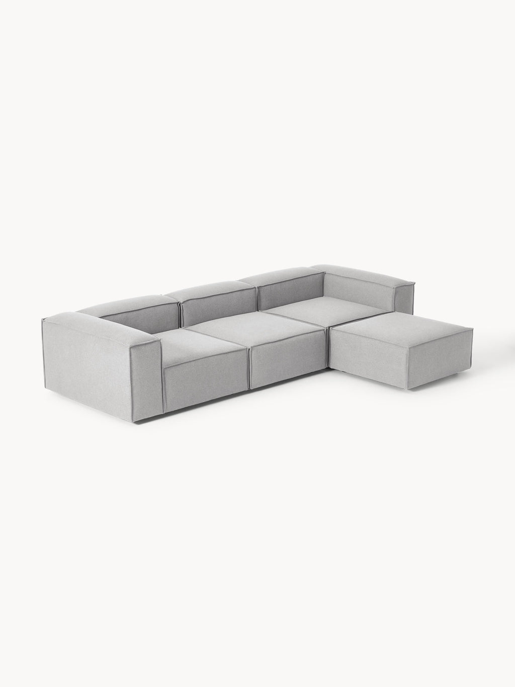 Lennon Modular Sofa (4-seater) with Ottoman (left/right)