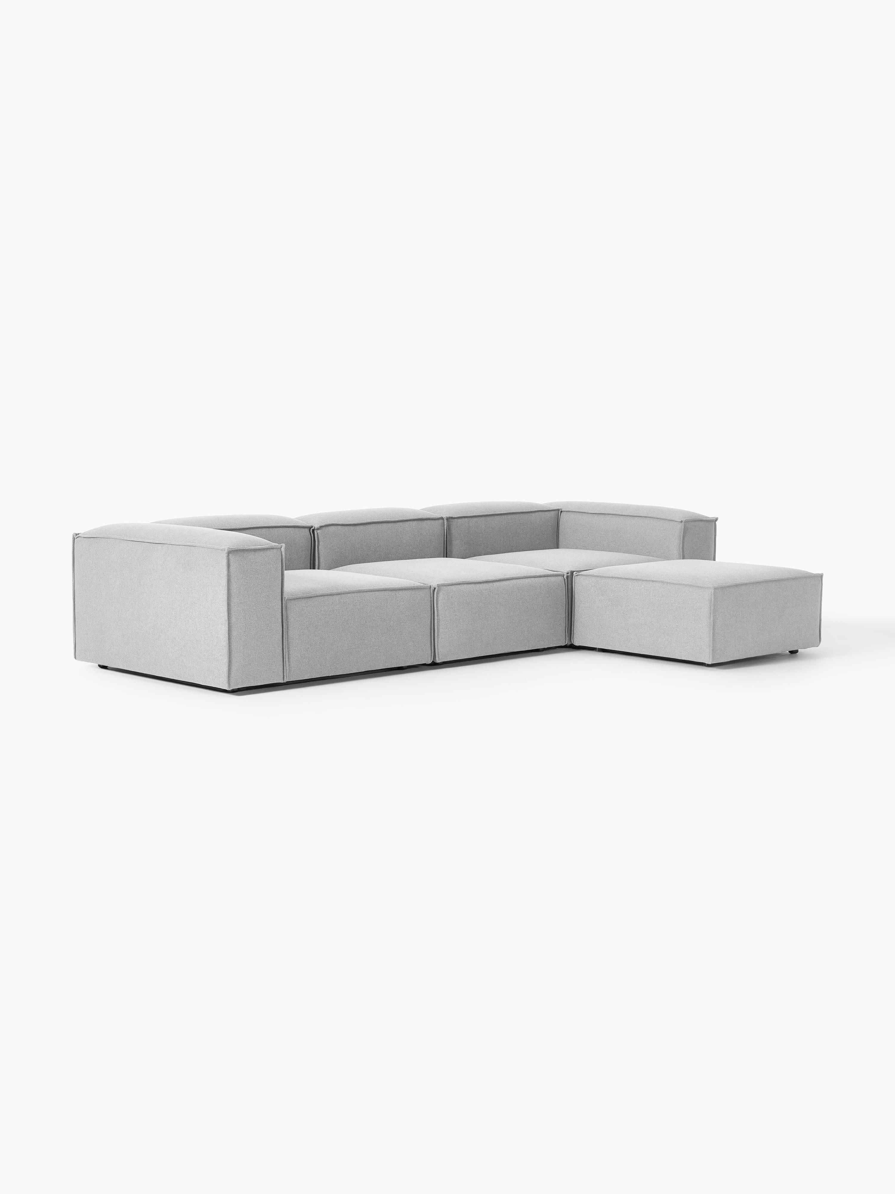 Lennon Modular Sofa (4-seater) with Ottoman (left/right)