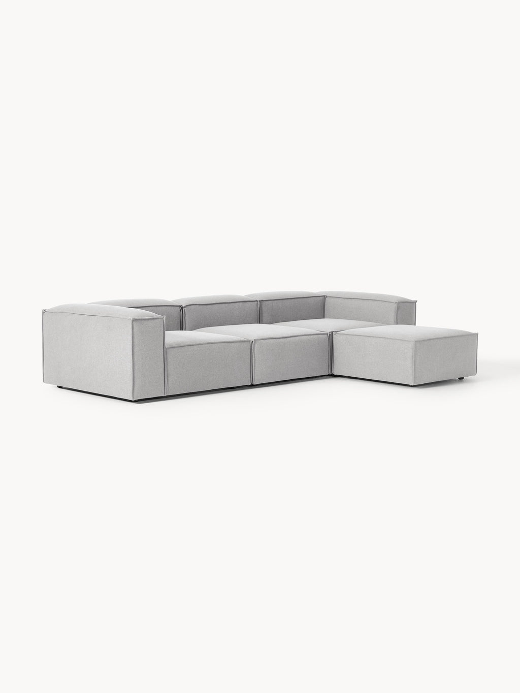Lennon Modular Sofa (4-seater) with Ottoman (left/right)