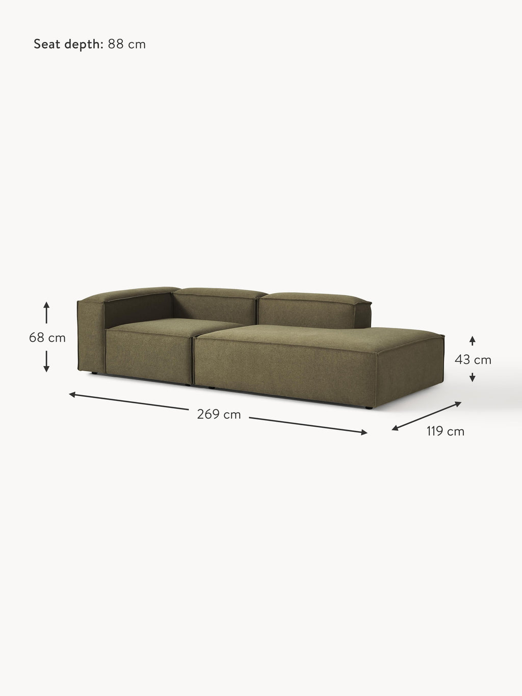Lennon Modular Ottoman