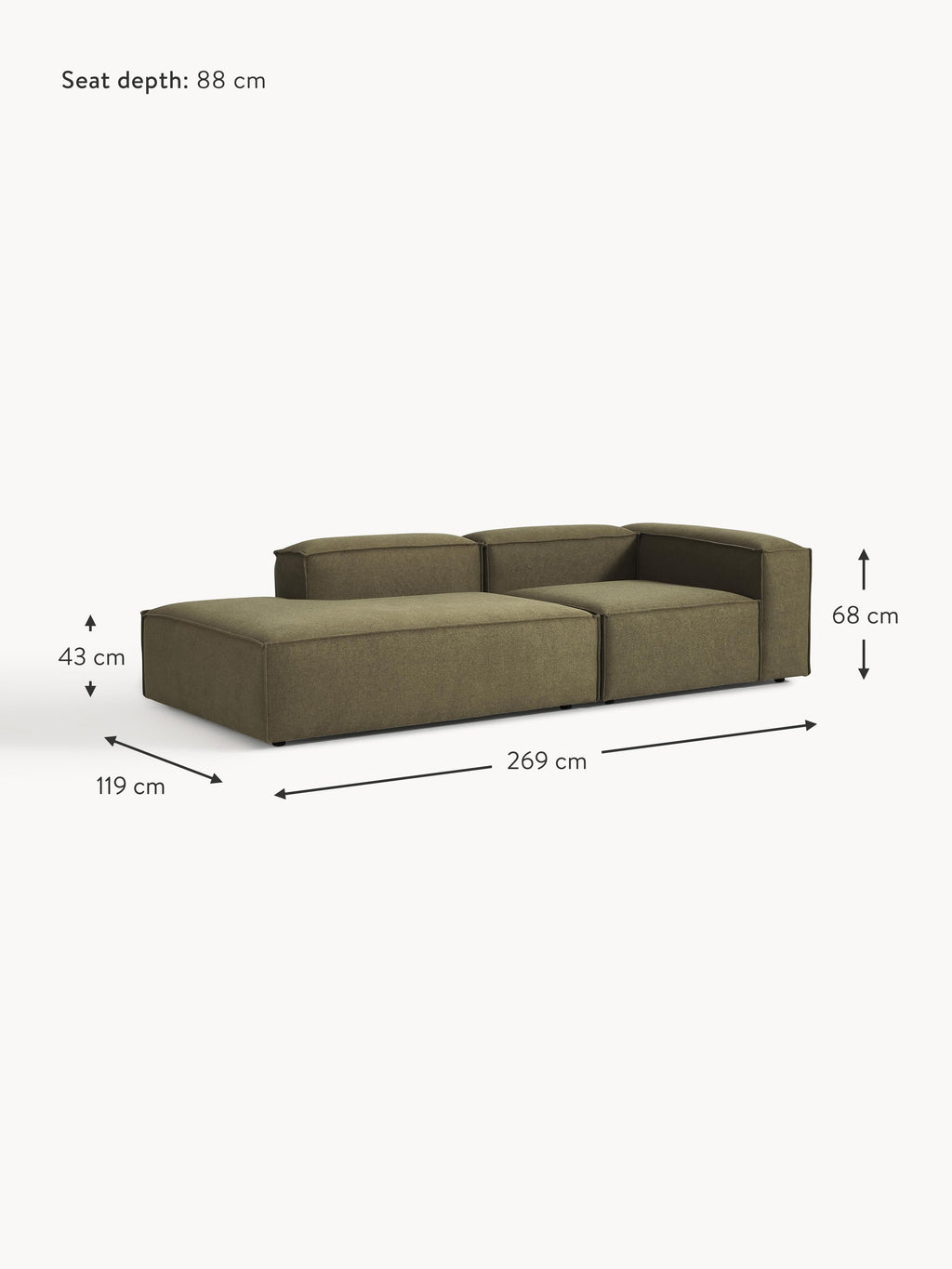 Lennon Modular Ottoman