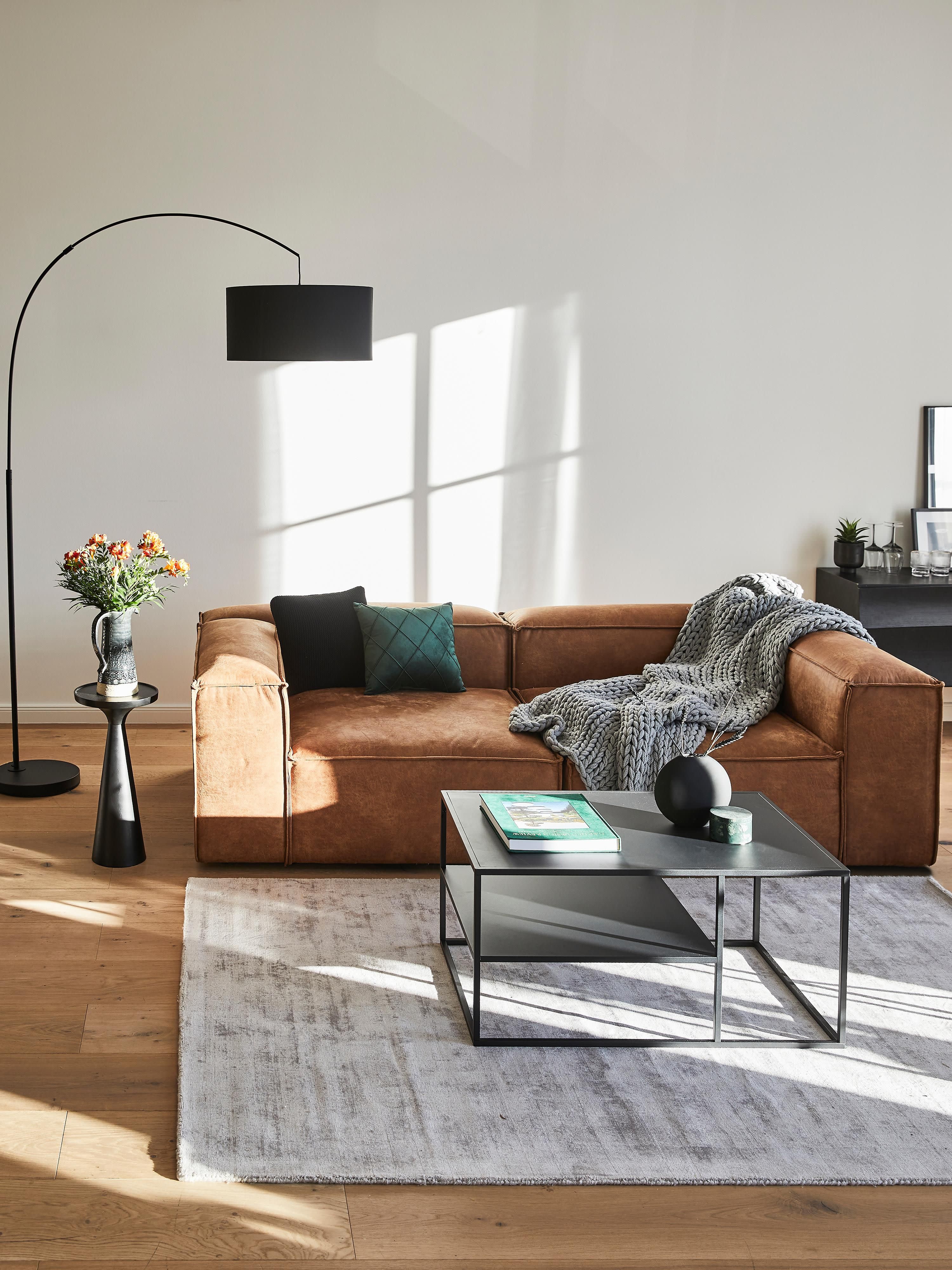 Lennon Modular Leather Sofa (3-seater)