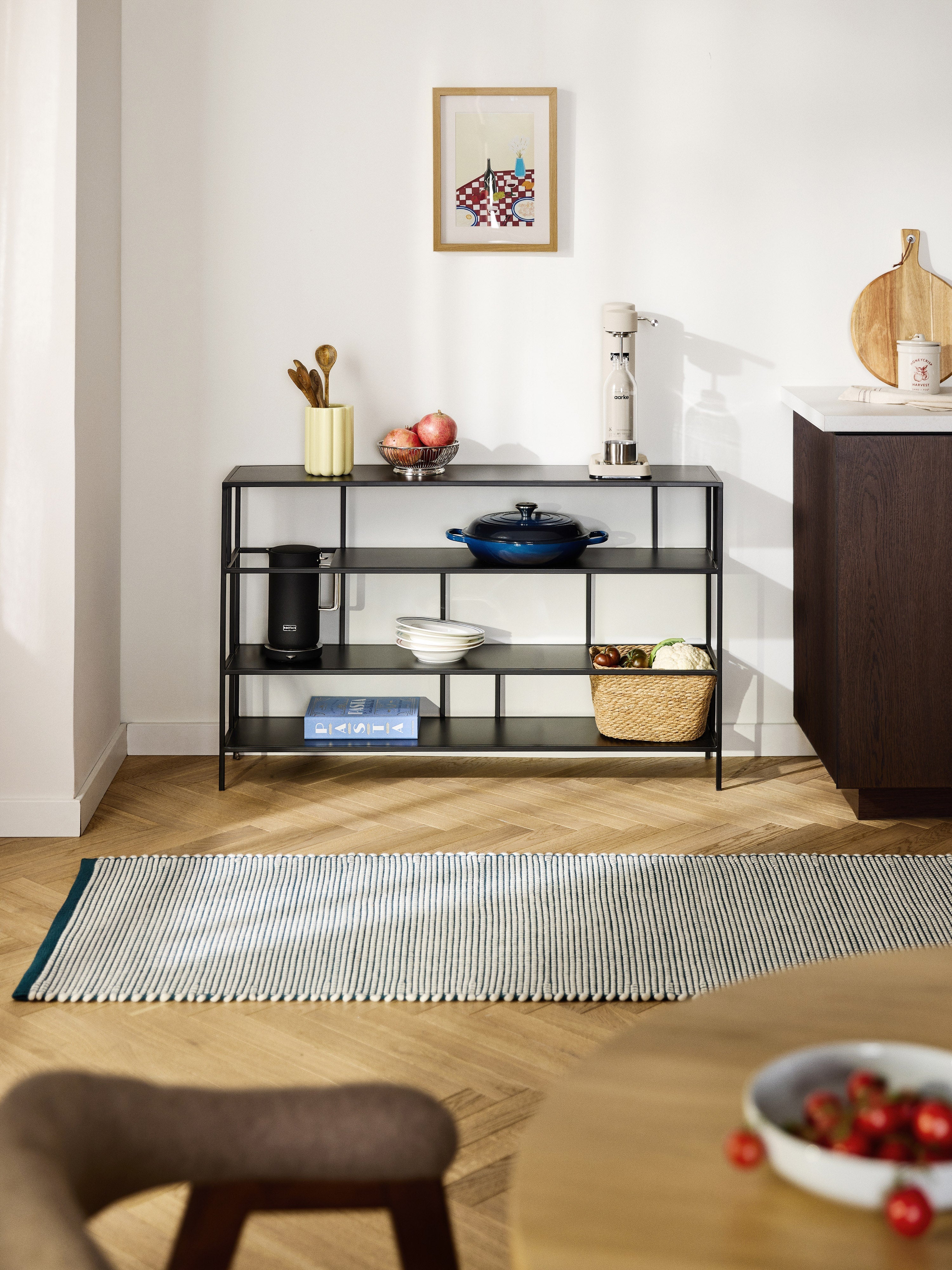 Sheldon Metal Shelving Unit