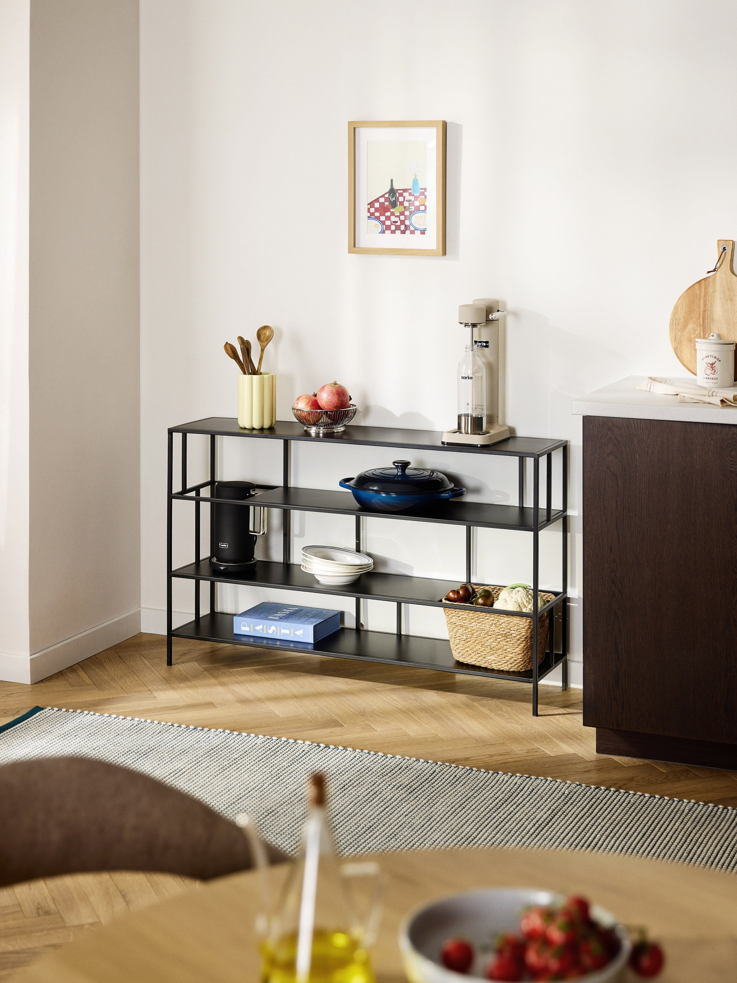 Sheldon Metal Shelving Unit