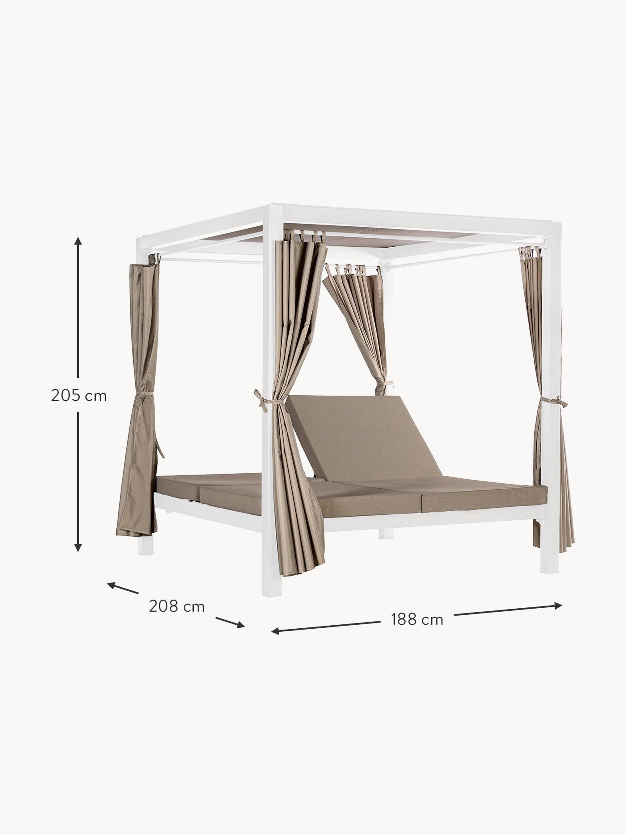 Dream Double Garden Daybed with Sunshade